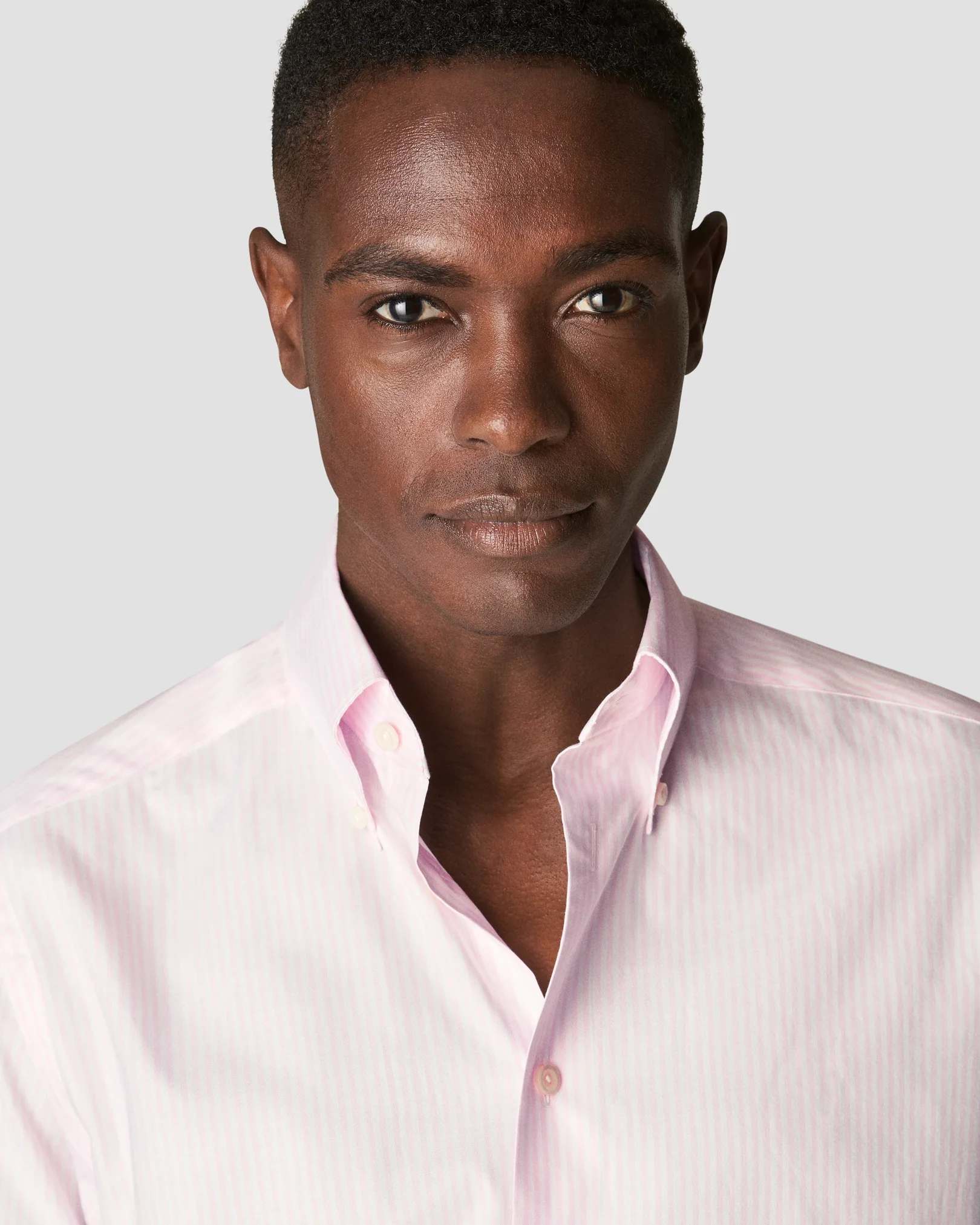 Eton - pink fine wrinkle free oxford
