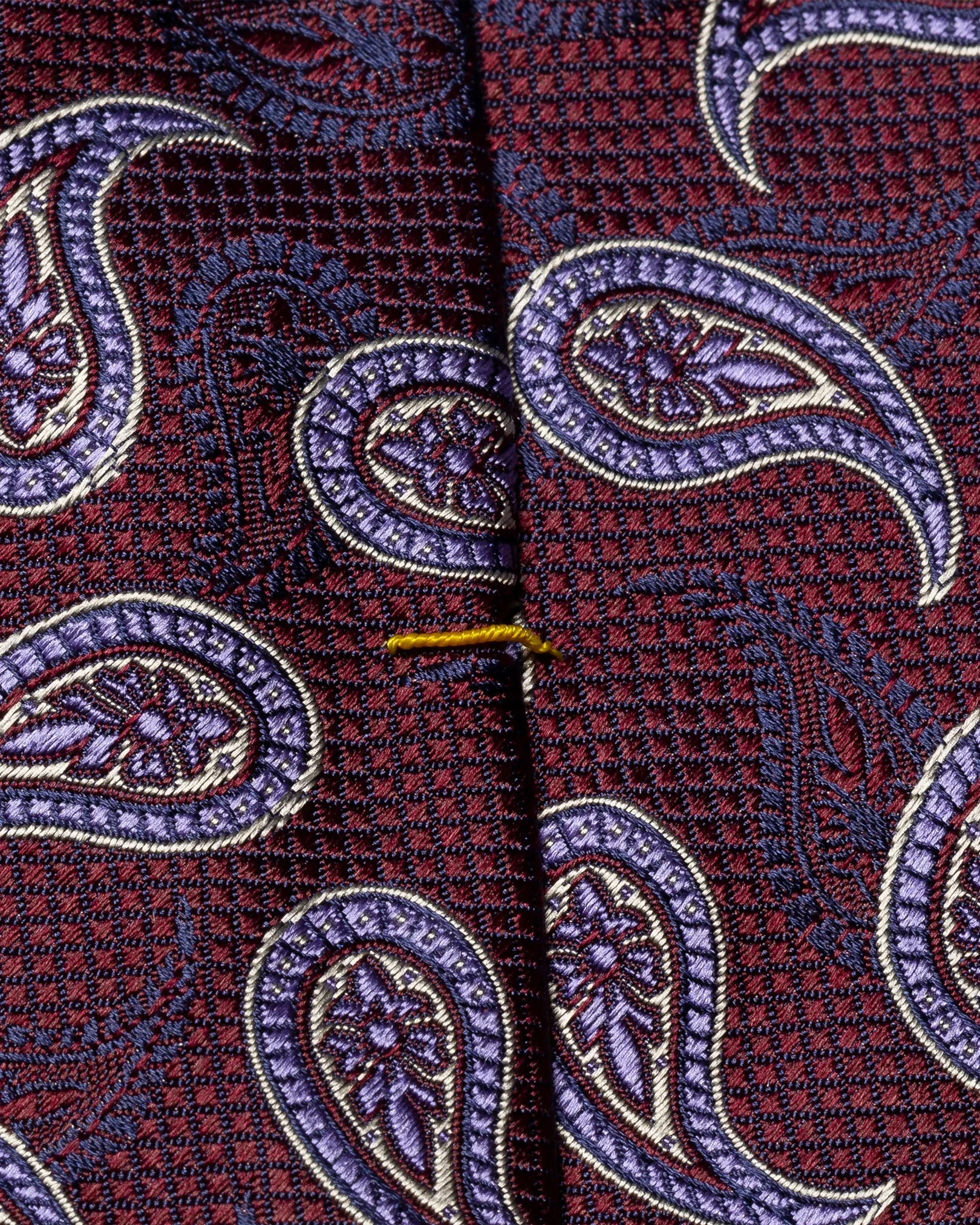 Eton - red paisley silk tie aw