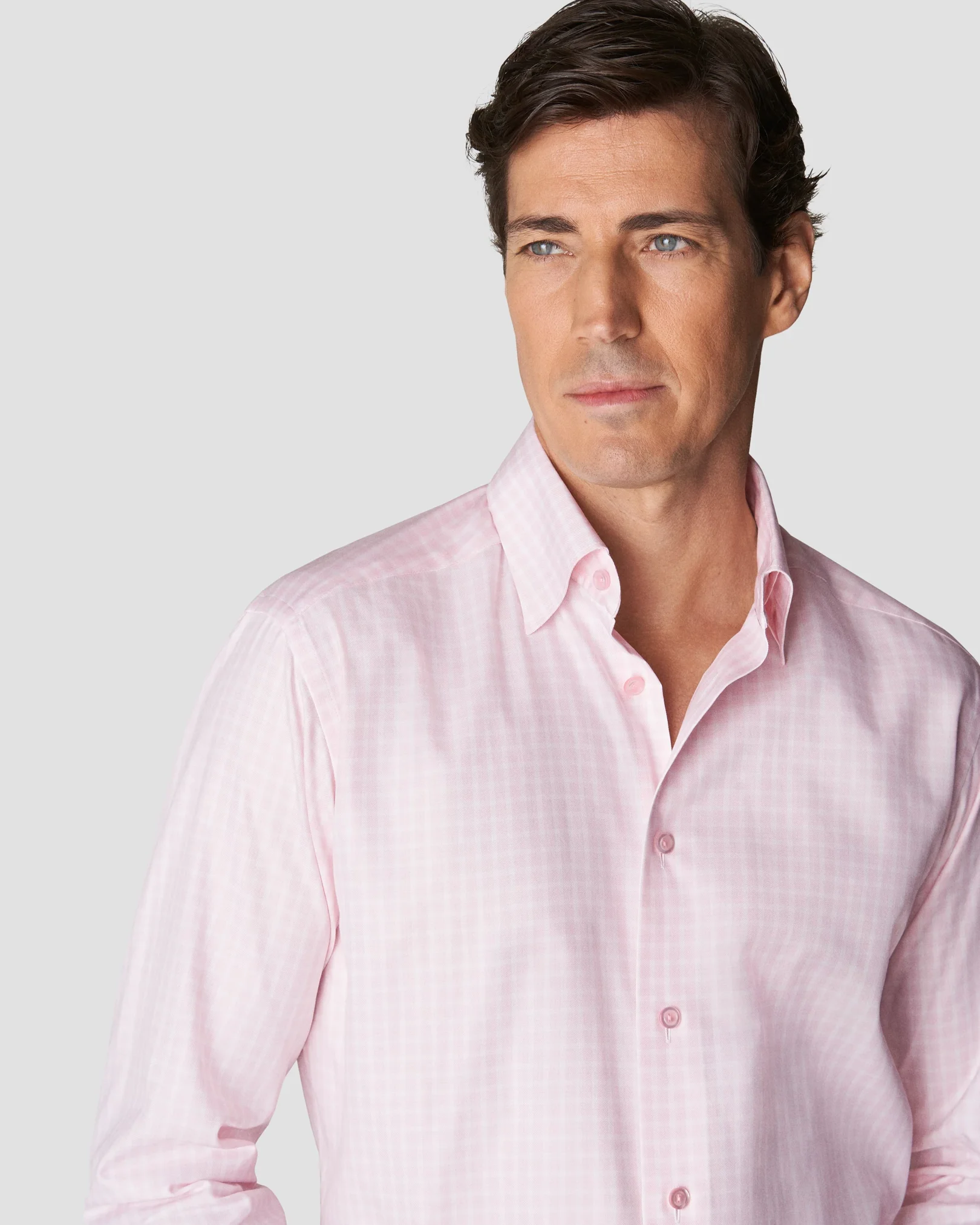 Eton - pink cottontencel stretch