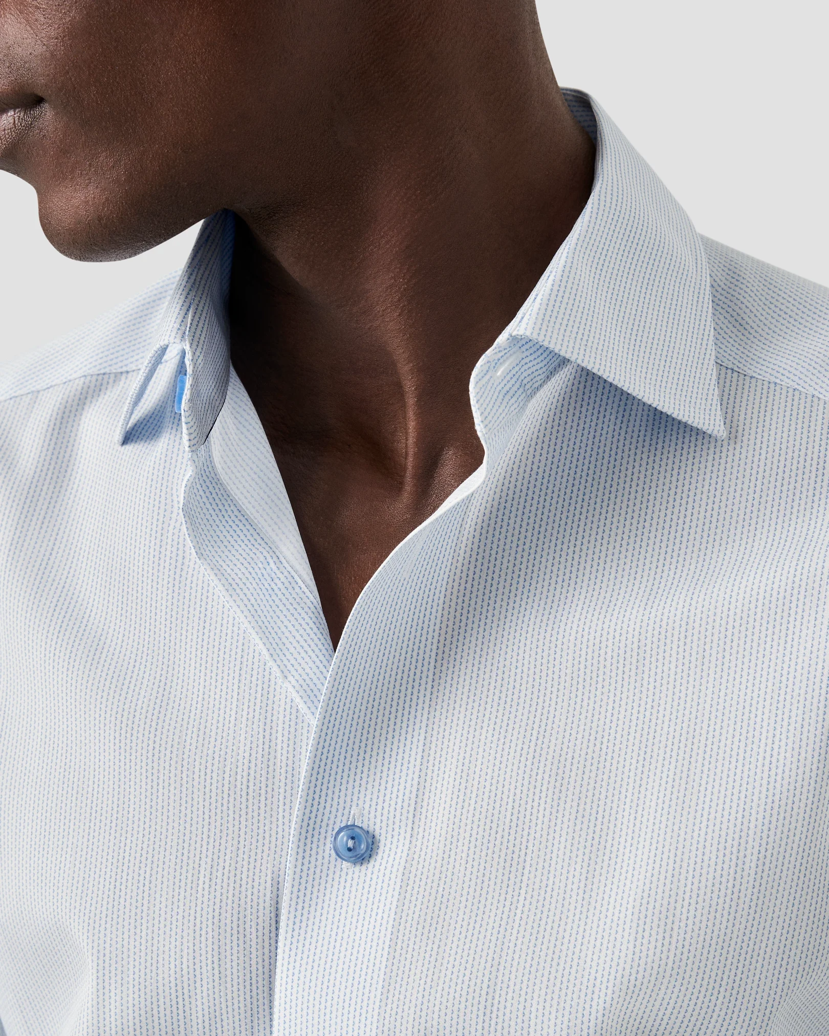 Eton - micro printed poplin shirt
