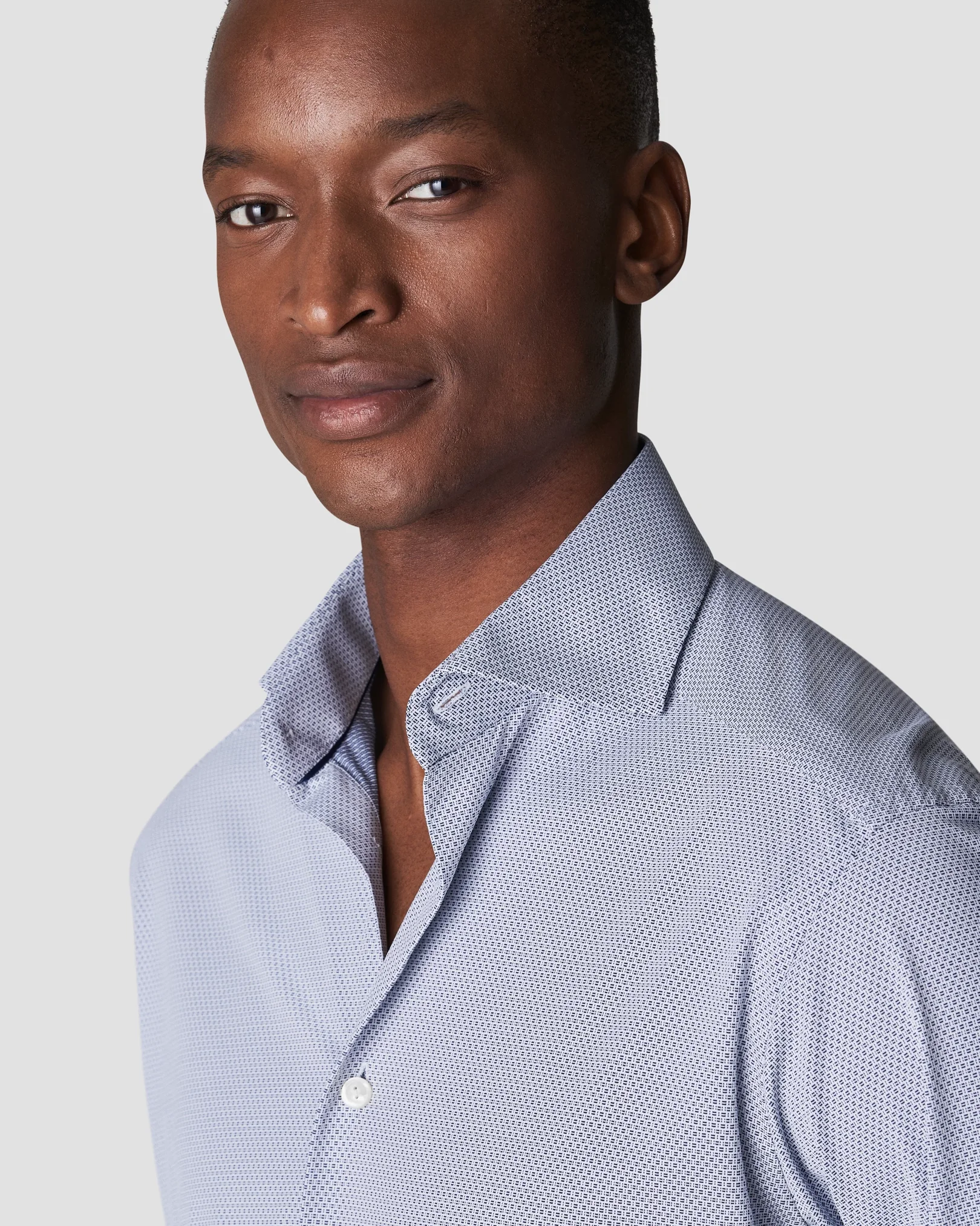 Eton - dark blue 4 way stretch