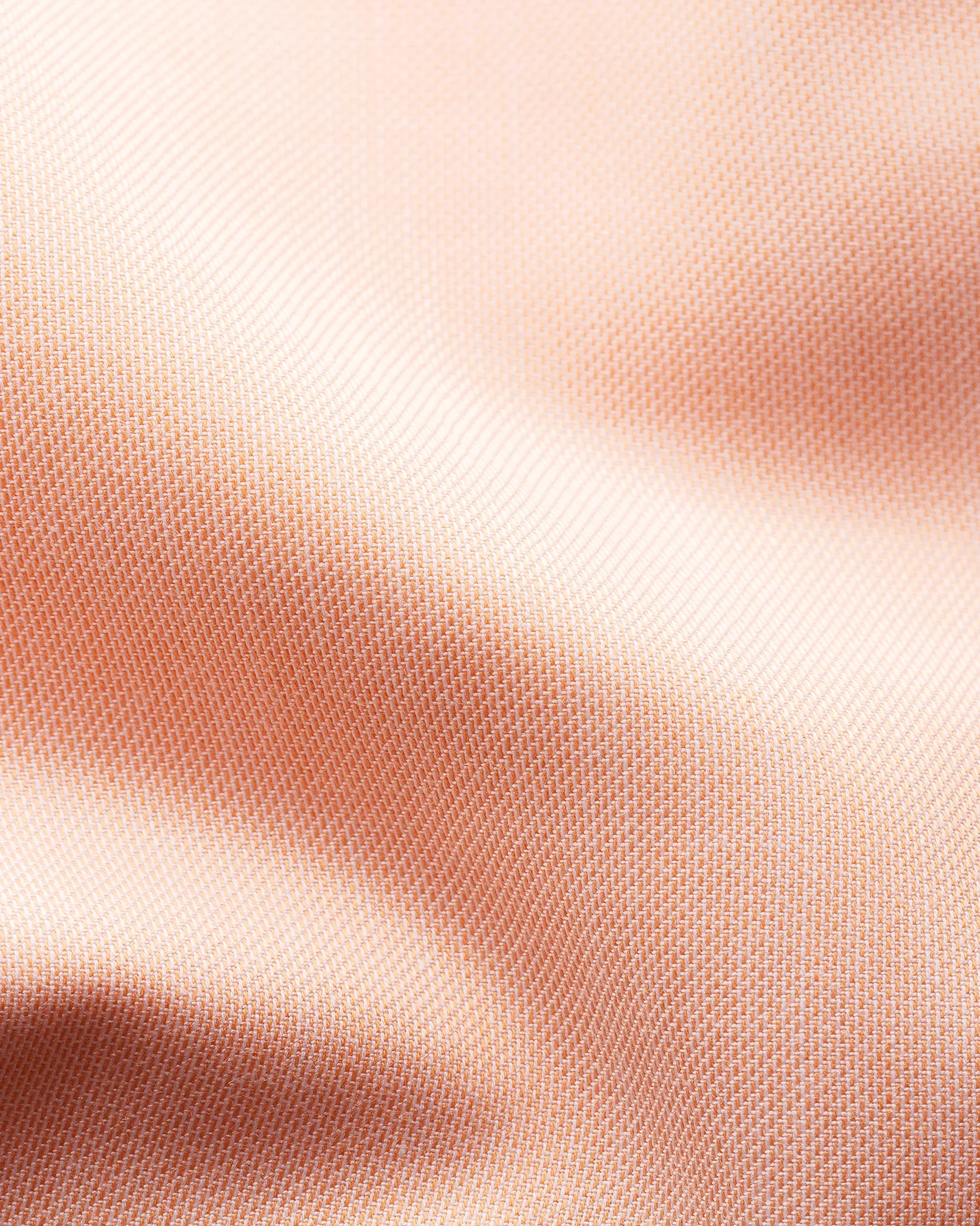 Eton - orange twill shirt navy piping pointed