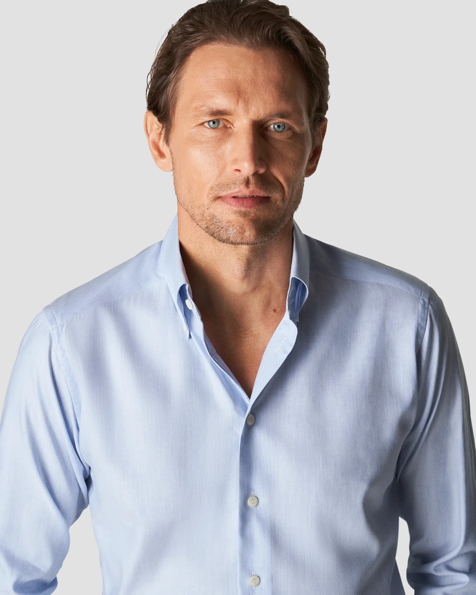 Eton - light blue signature oxford shirt