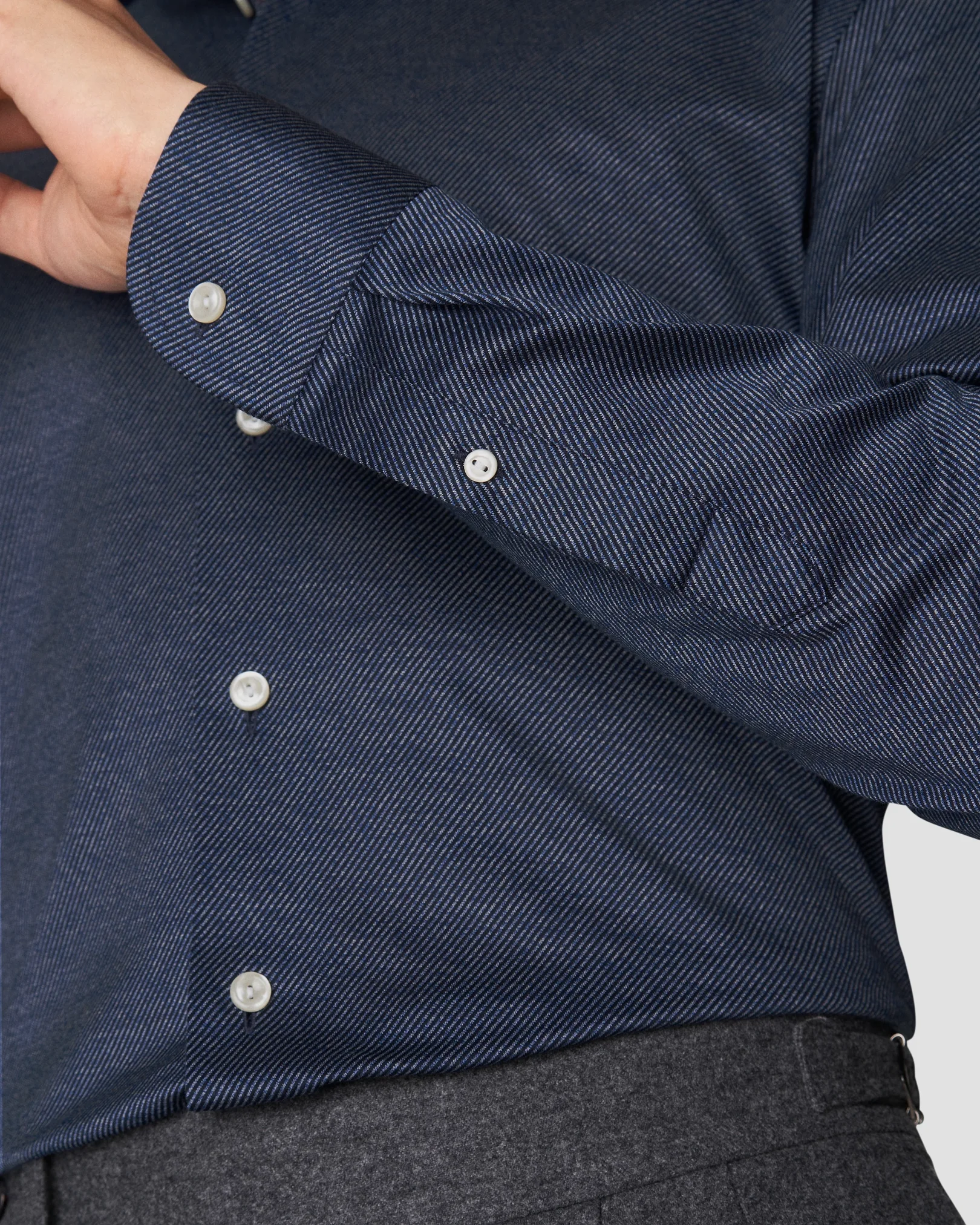 Eton - navy blue knit king
