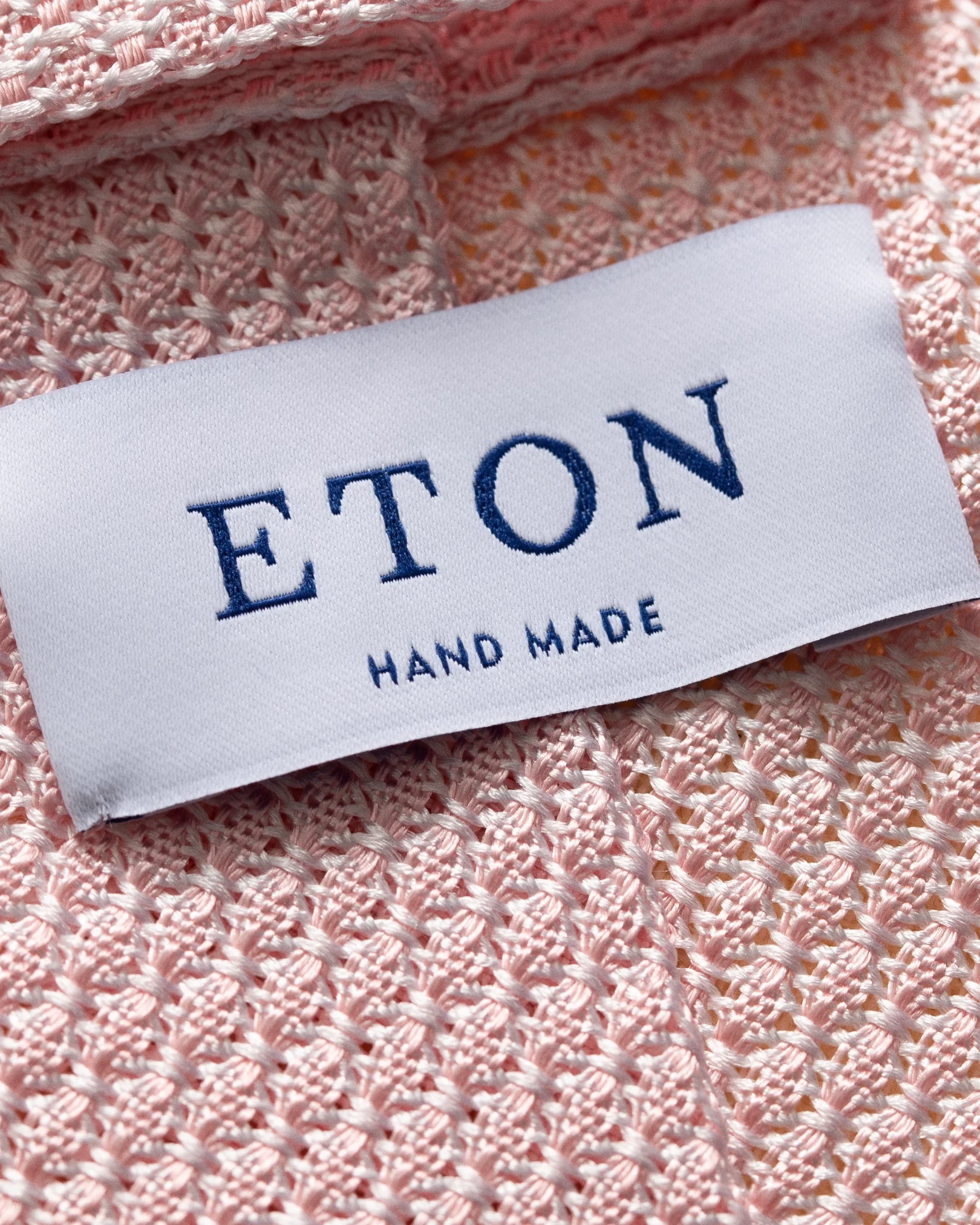 Eton - sorbet pink hand made grenadine tie