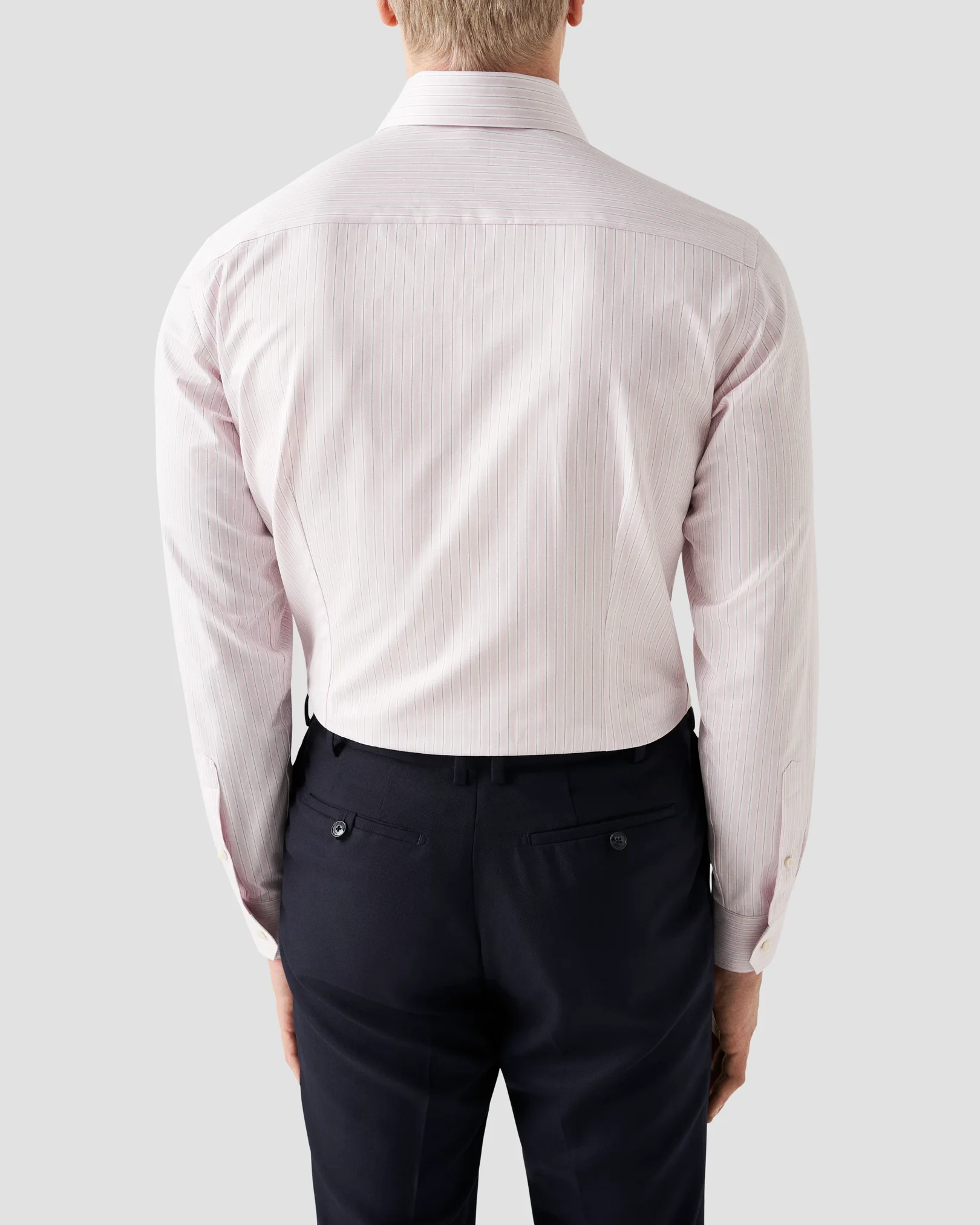 Eton - pink twill cut away collar single cuff contemporary fit