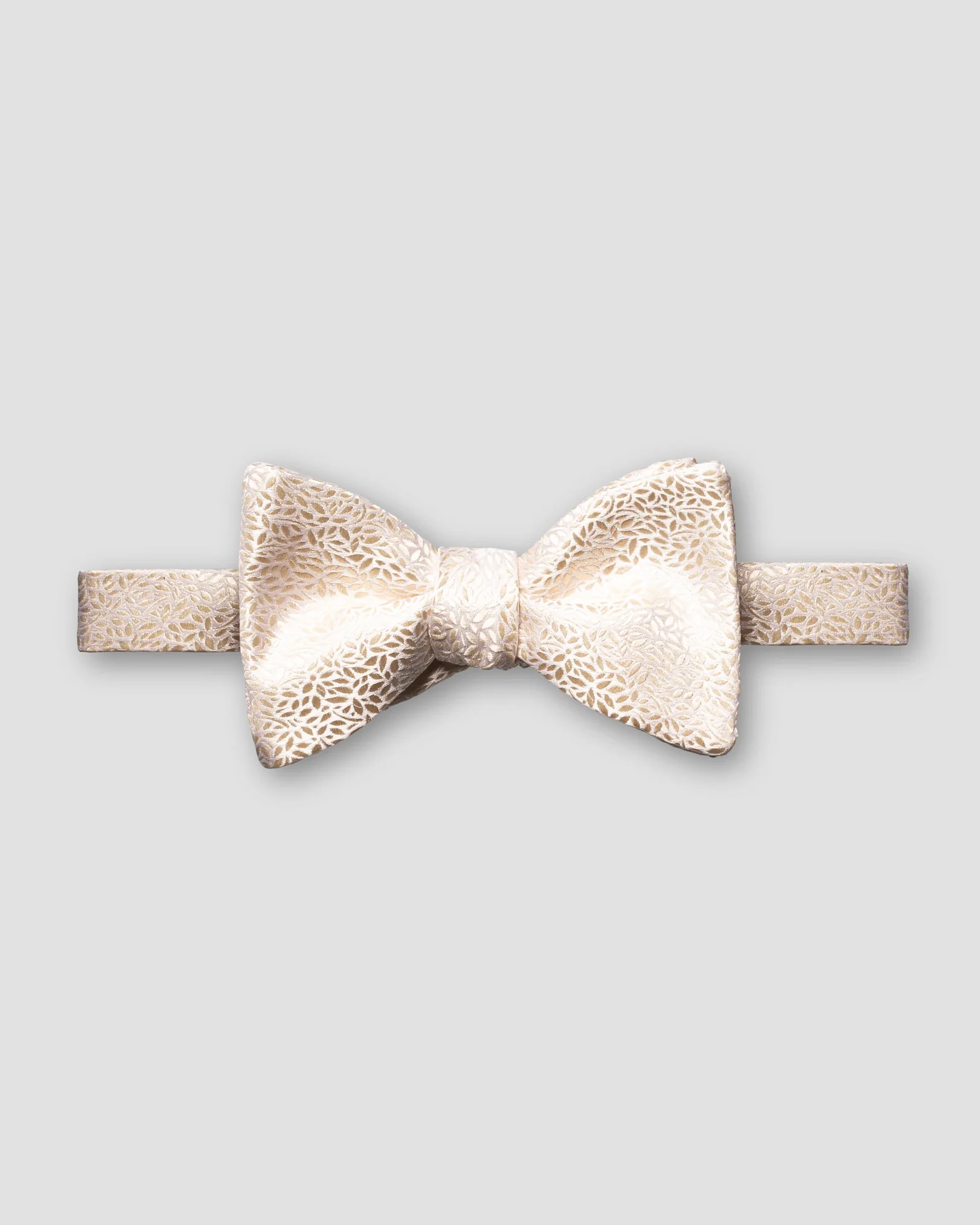 Eton - yellow florals bow tie self tied