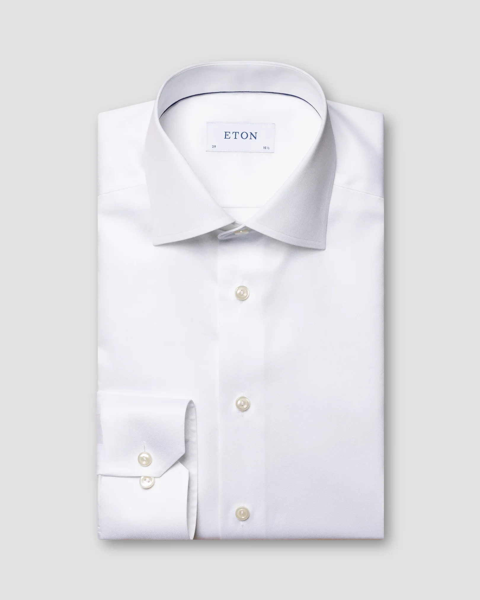 Eton - white signature twill vday