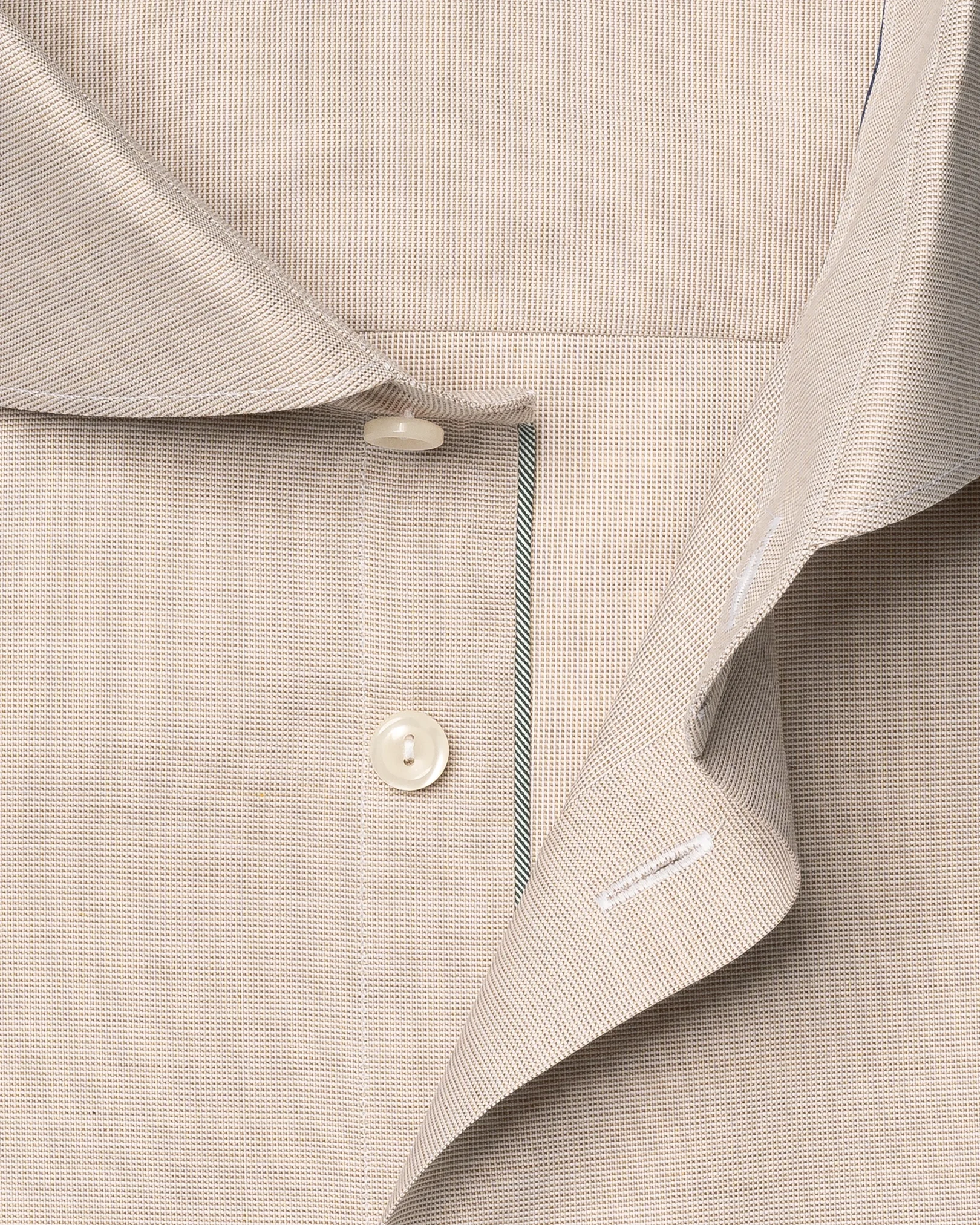 Eton - beige solid signature oxford shirt