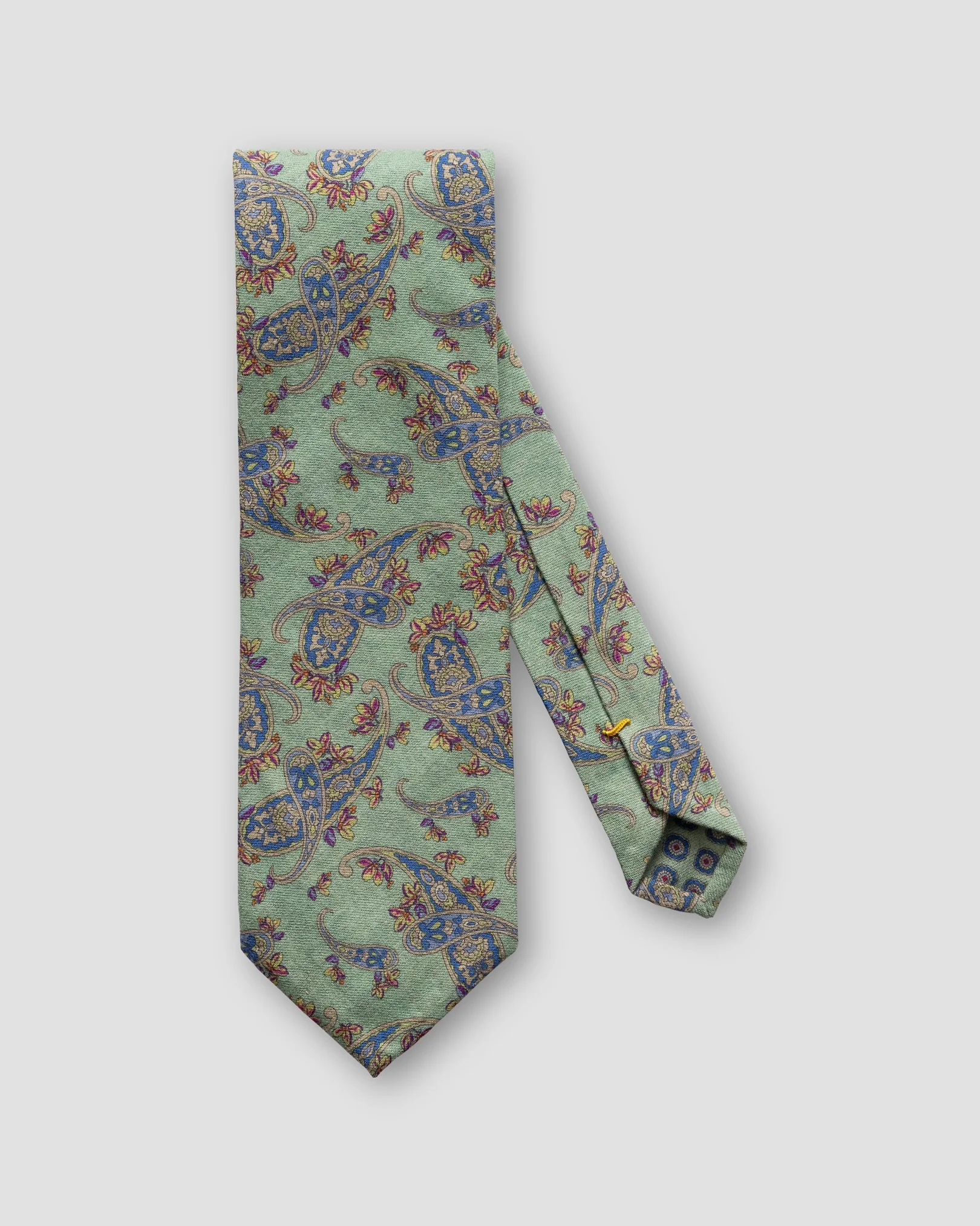 Eton - linden green paisley tie