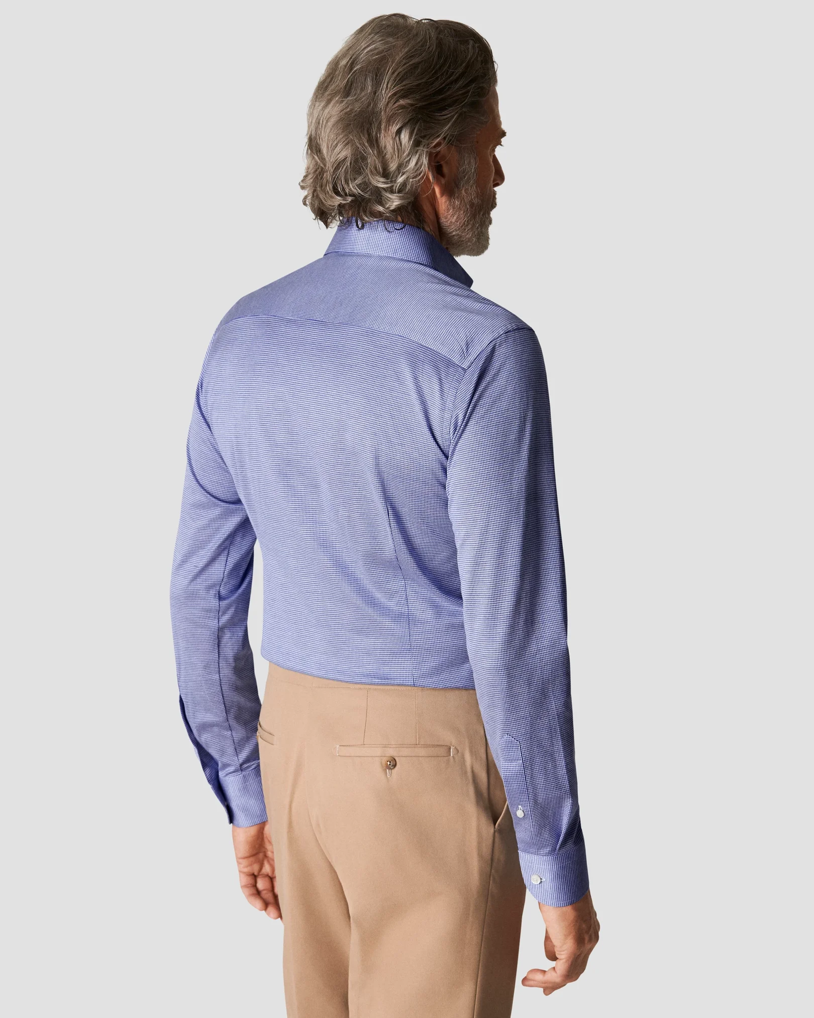 Eton - mid blue king knit