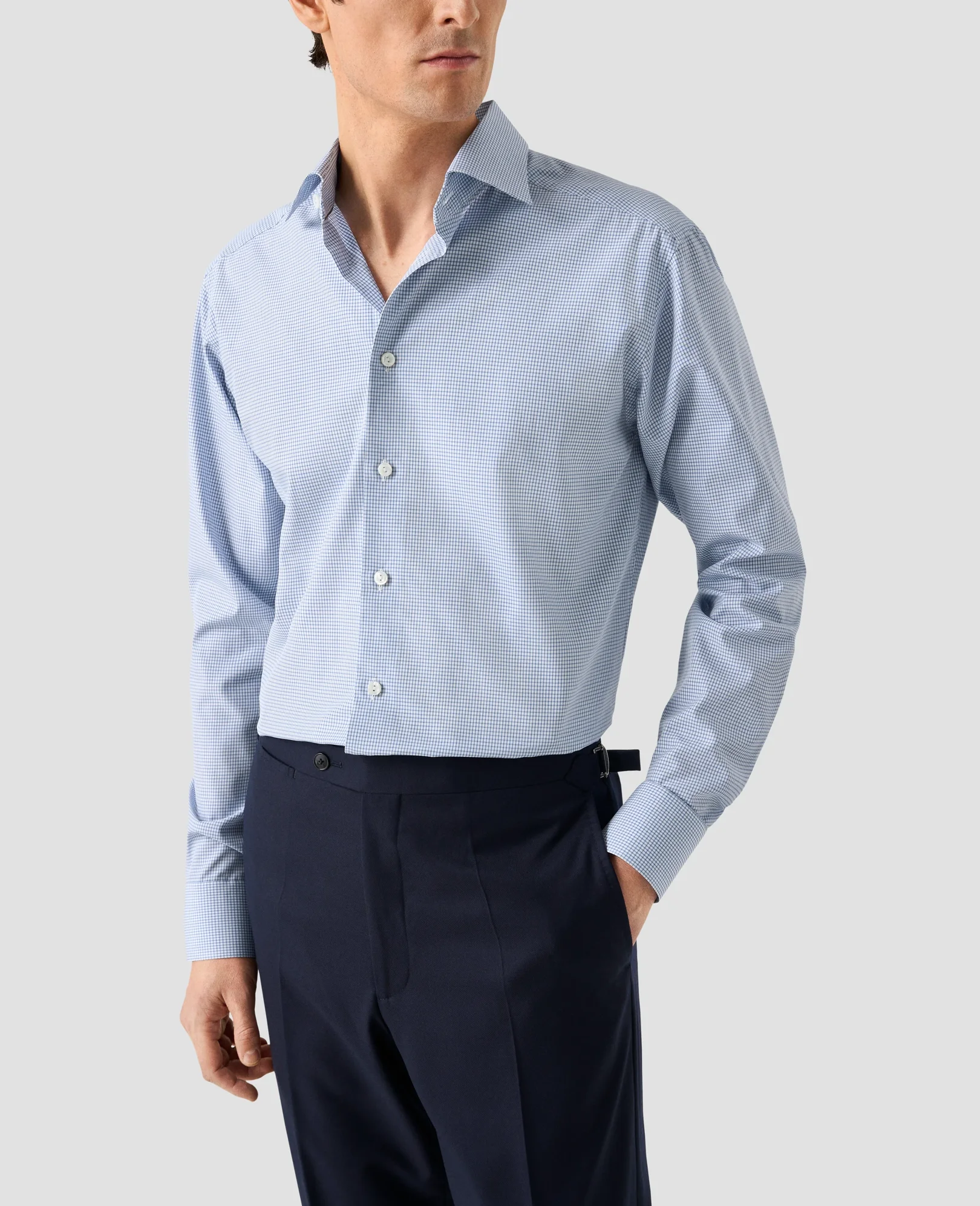 Eton - 3D Check ElevatedTwill Shirt