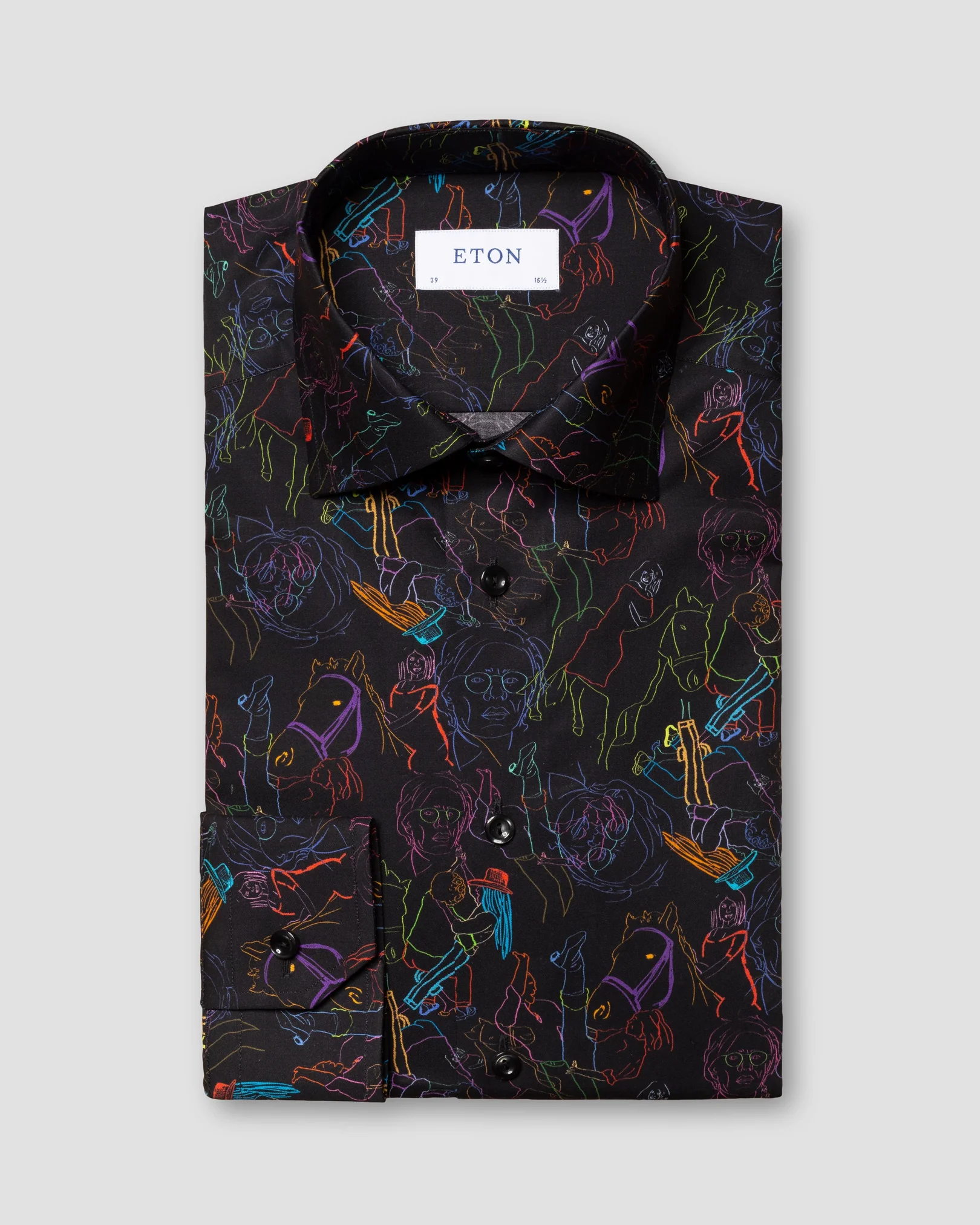 Eton - black signature twill