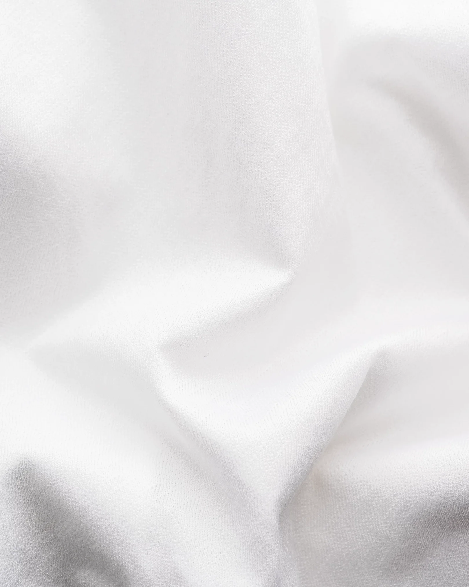 Eton - vit jaquard knitted resort shirt