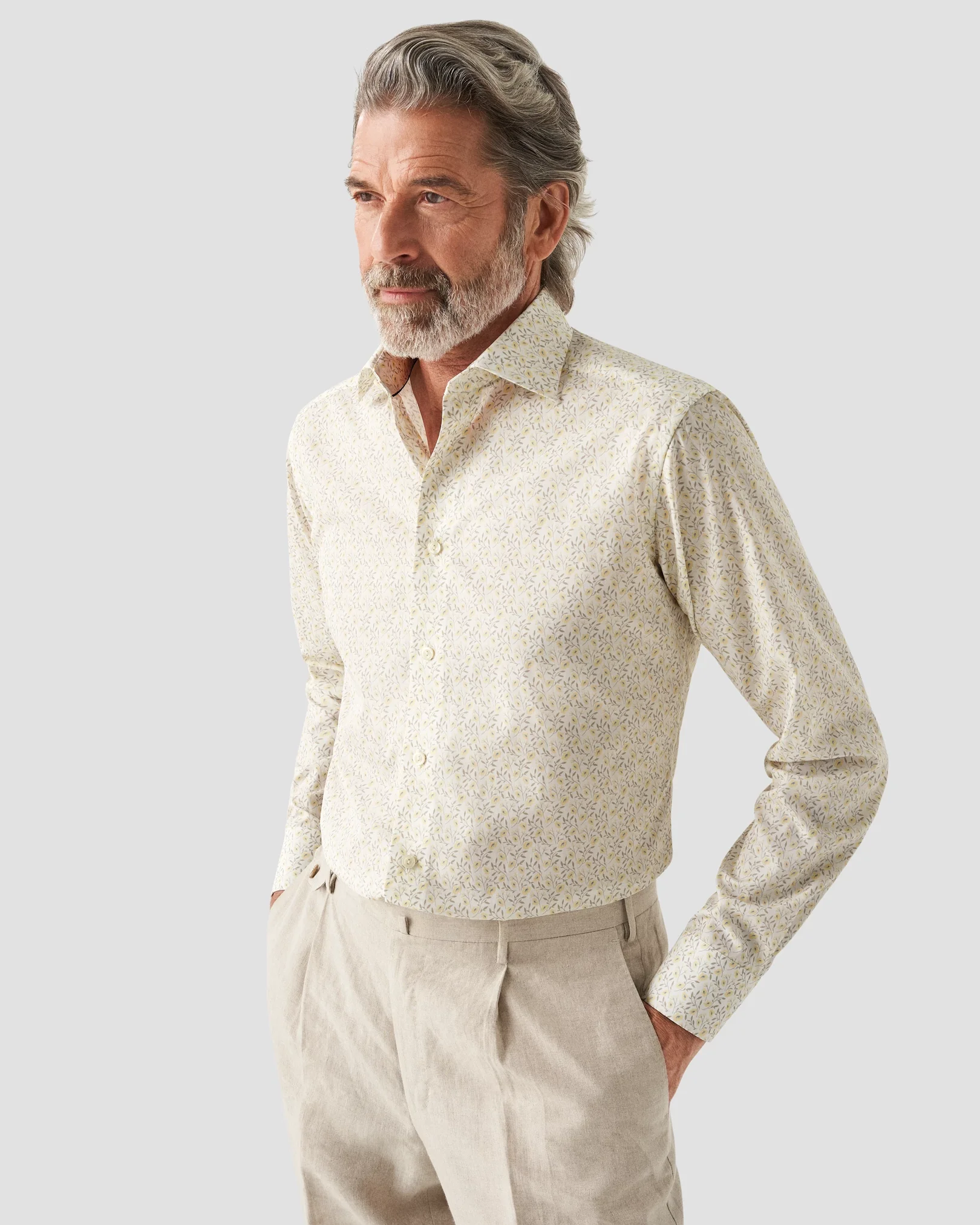 Eton - yellow poplin