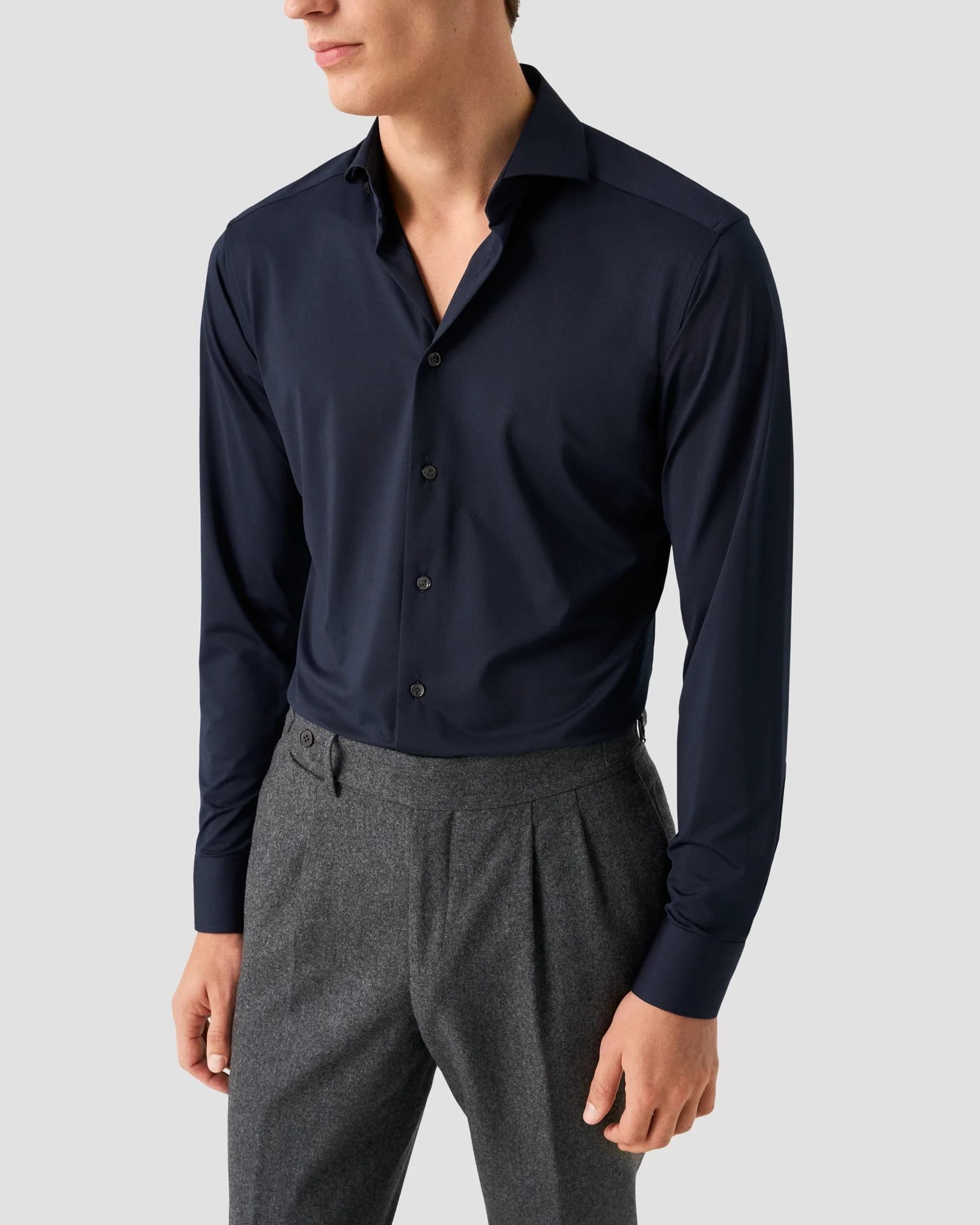 Eton - Solid Four-Way Stretch Shirt