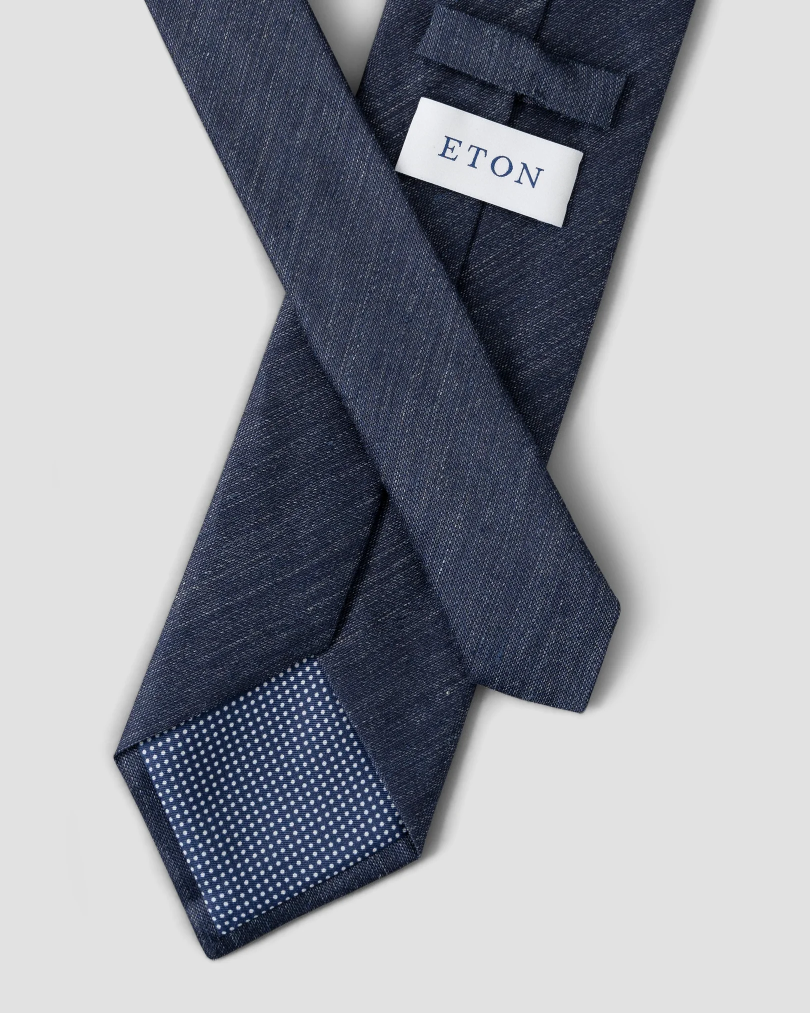 Eton - modern linen silk tie