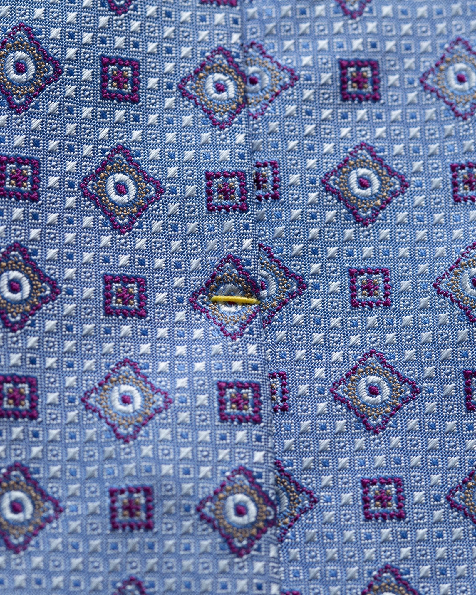 Eton - blue square geometric tie