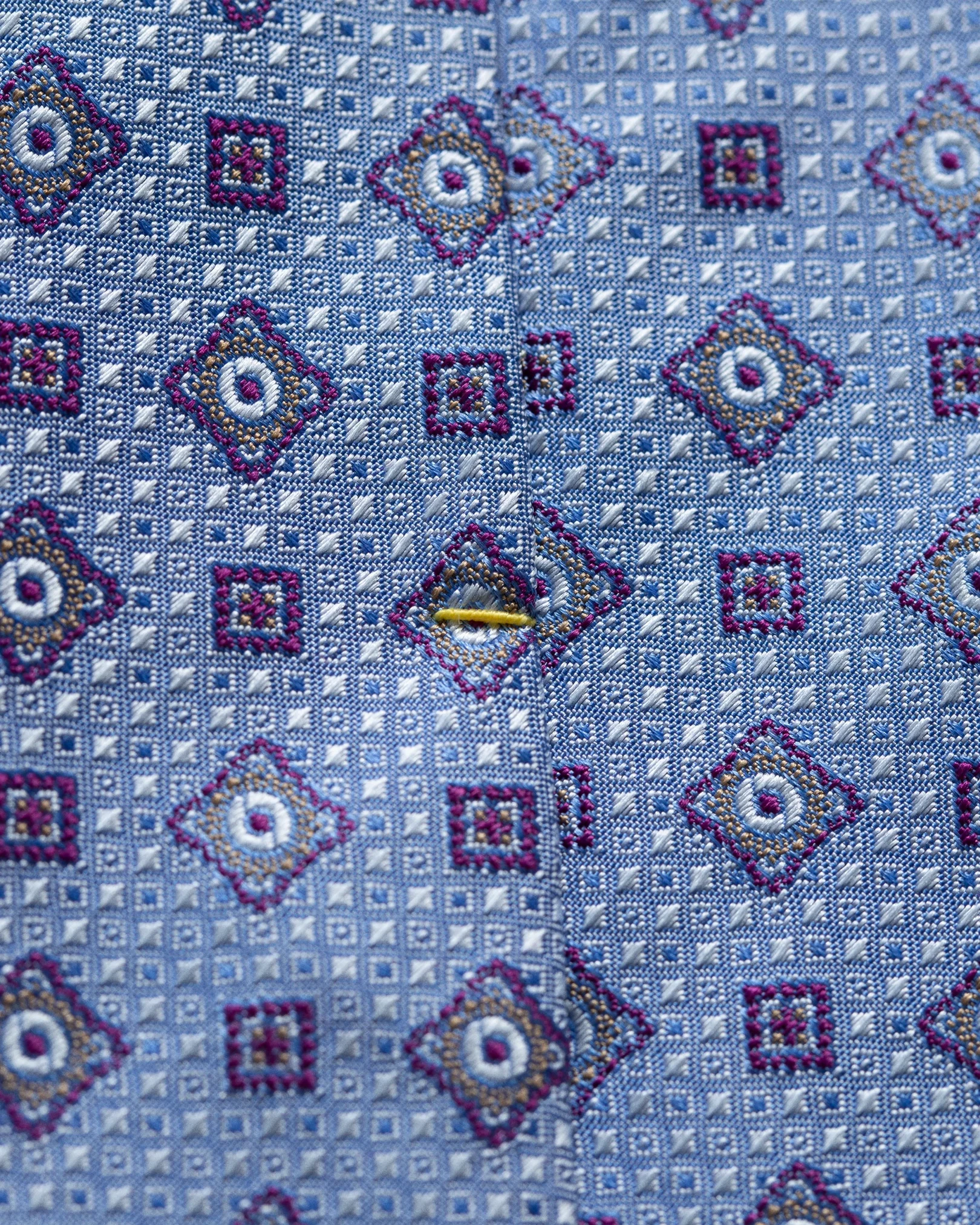 Eton - blue square geometric tie