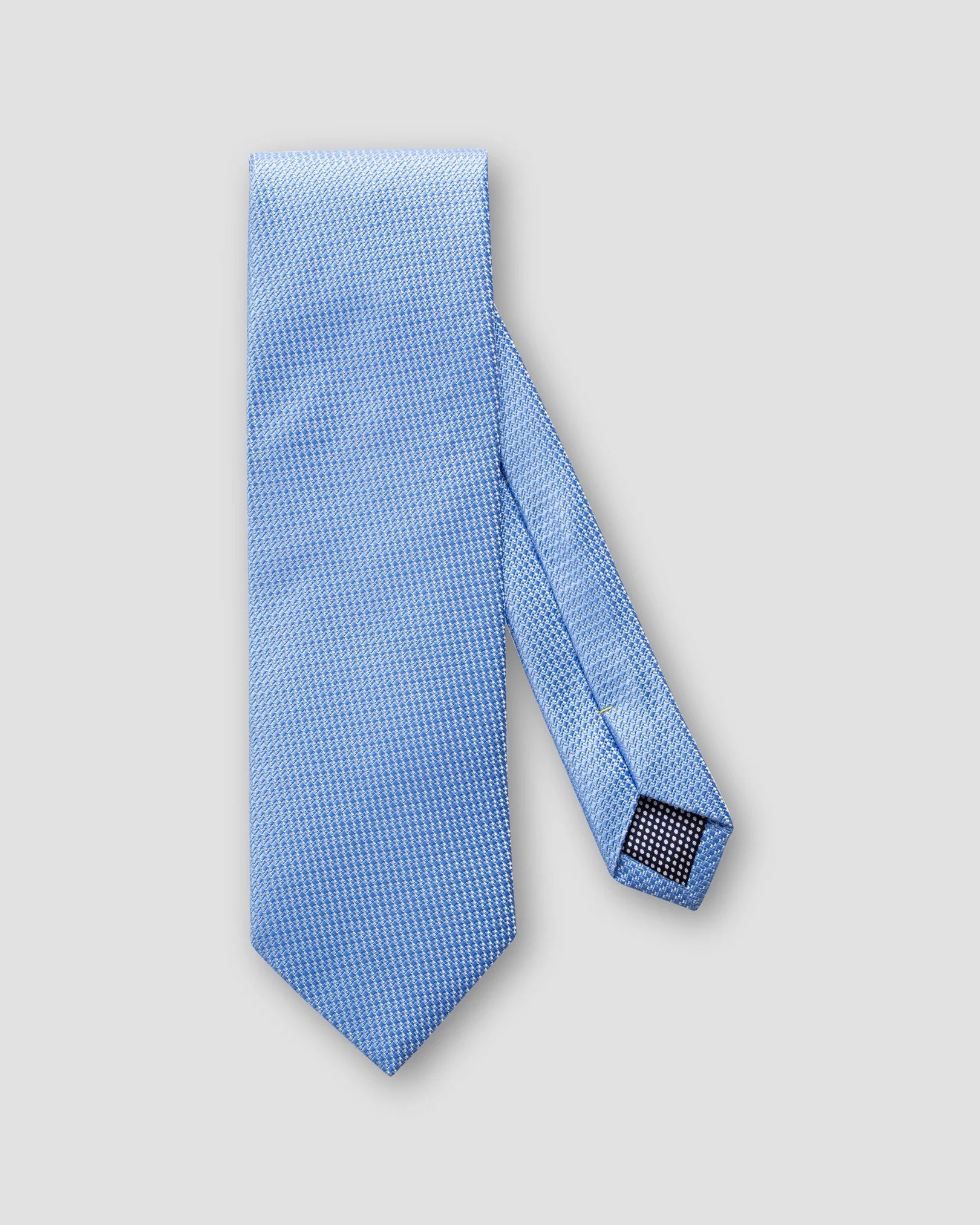 Eton - mid blue basketweave tie