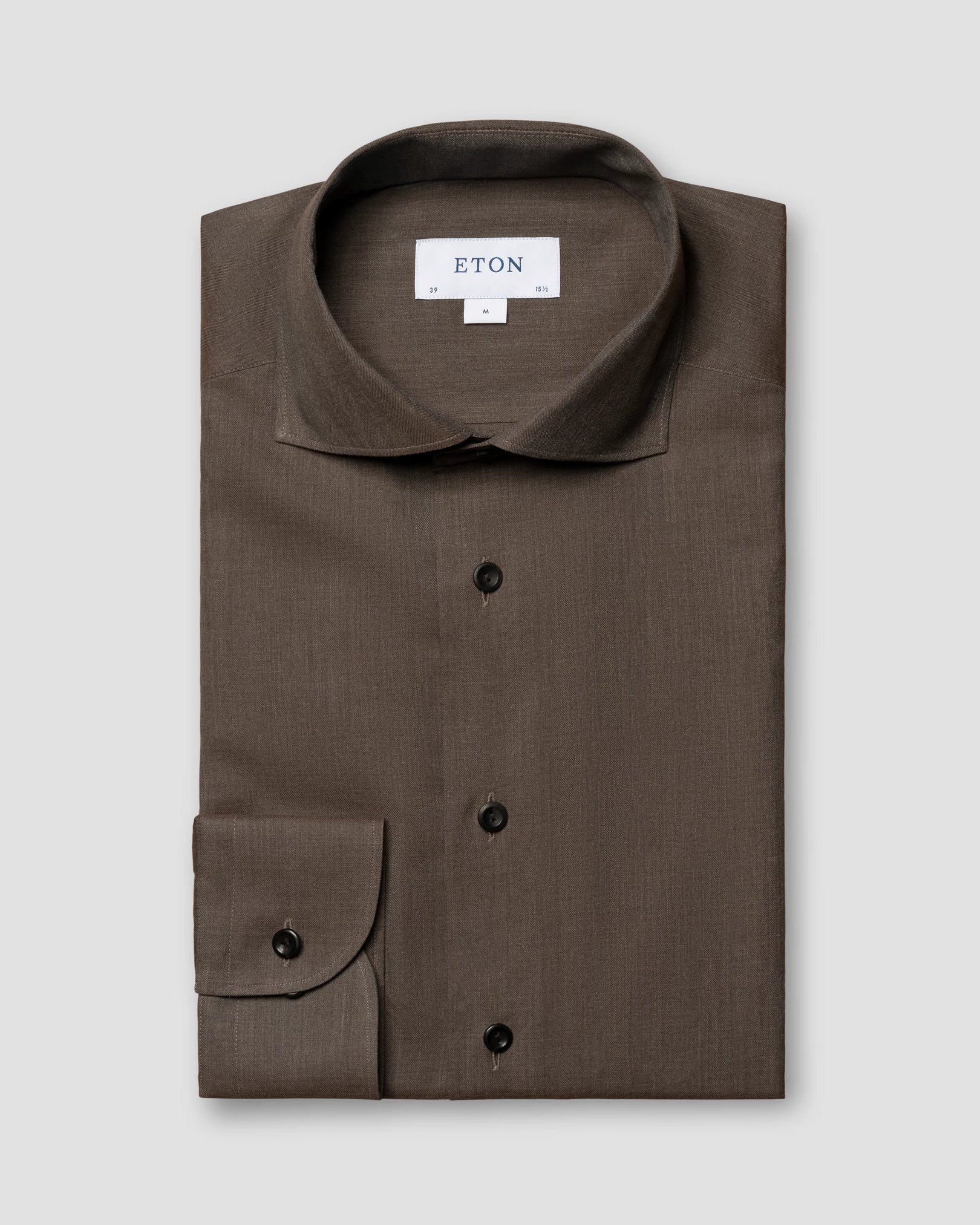 Eton - dark brown flanell
