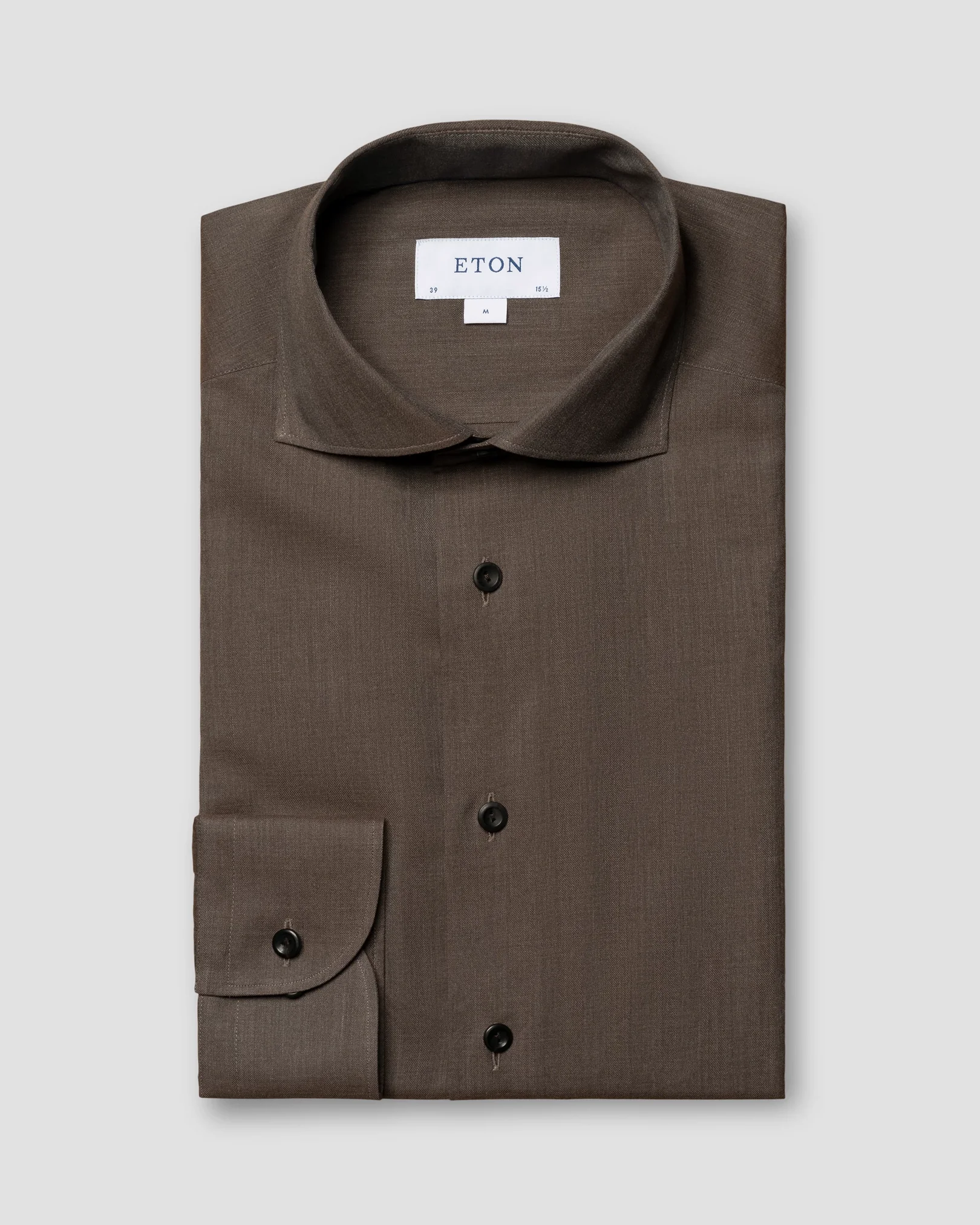 Eton - dark brown flanell