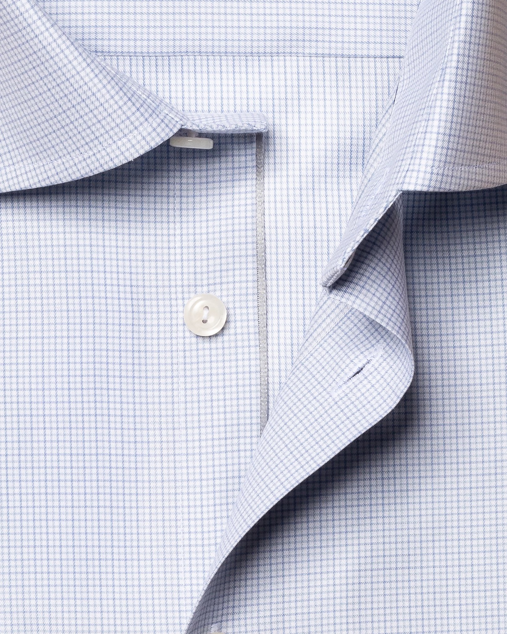 Eton - light blue cotton stretch