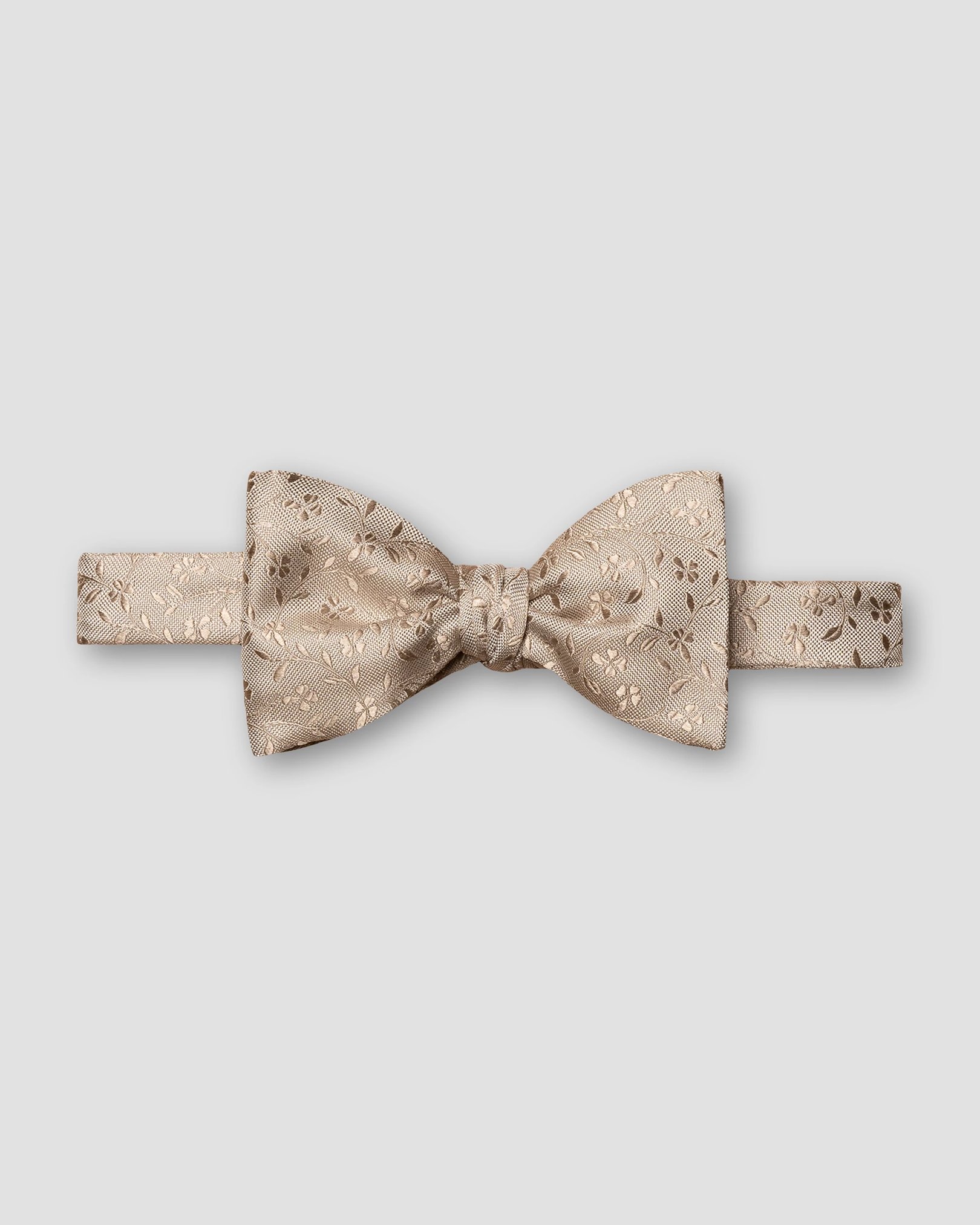 Eton - beige bow tie self tied