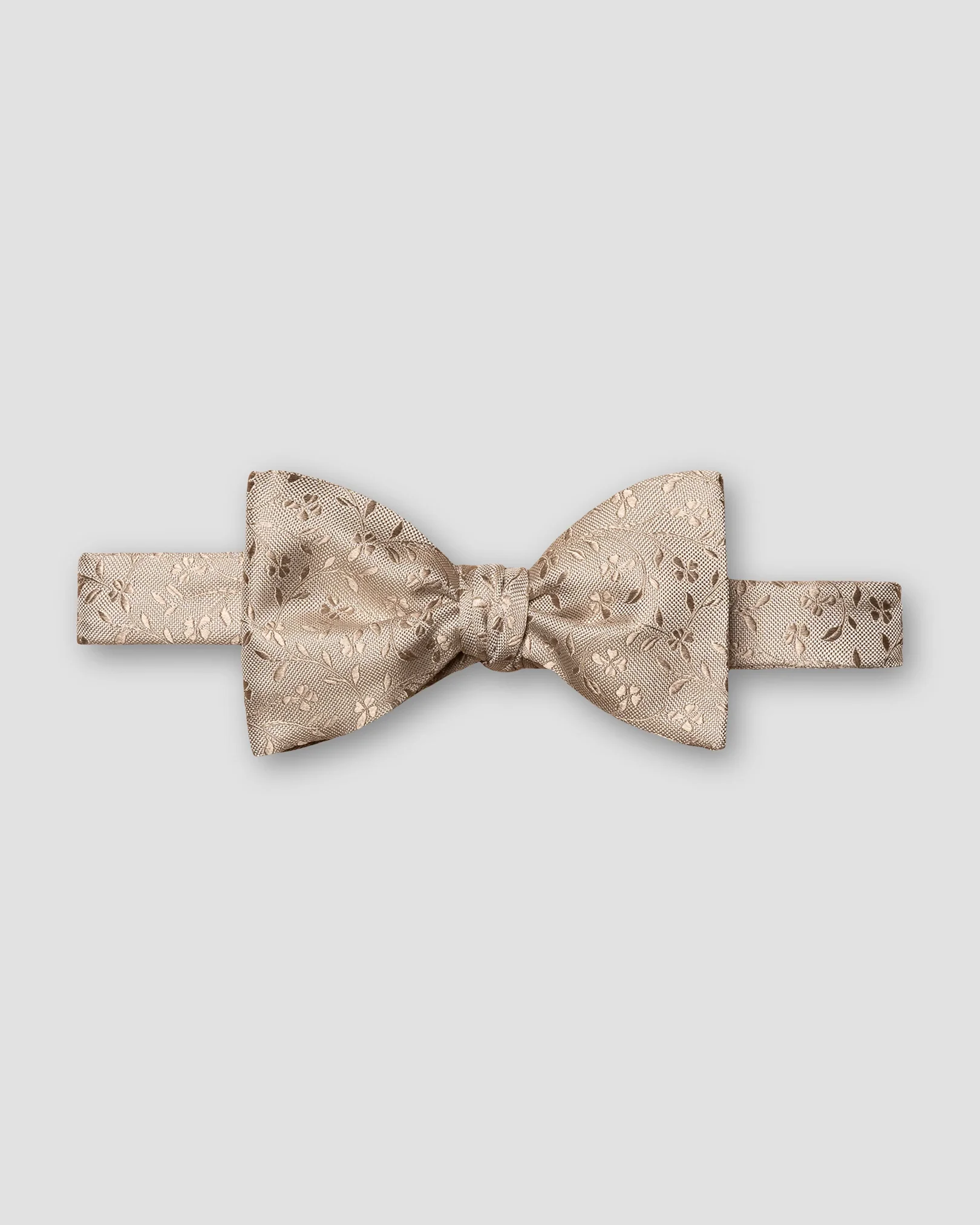 Eton - beige bow tie self tied