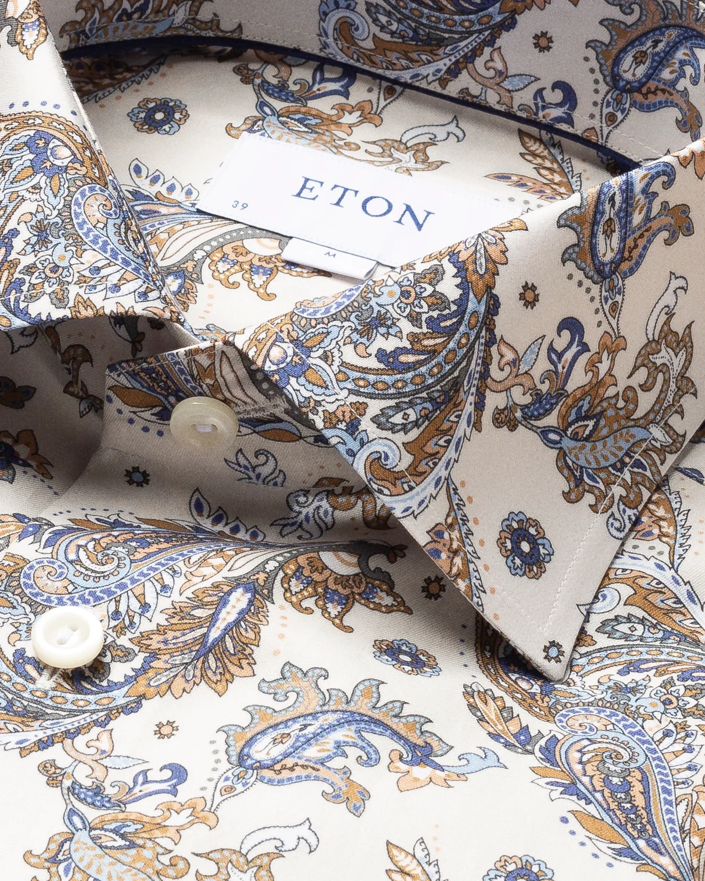Eton - paisley signature twill shirt