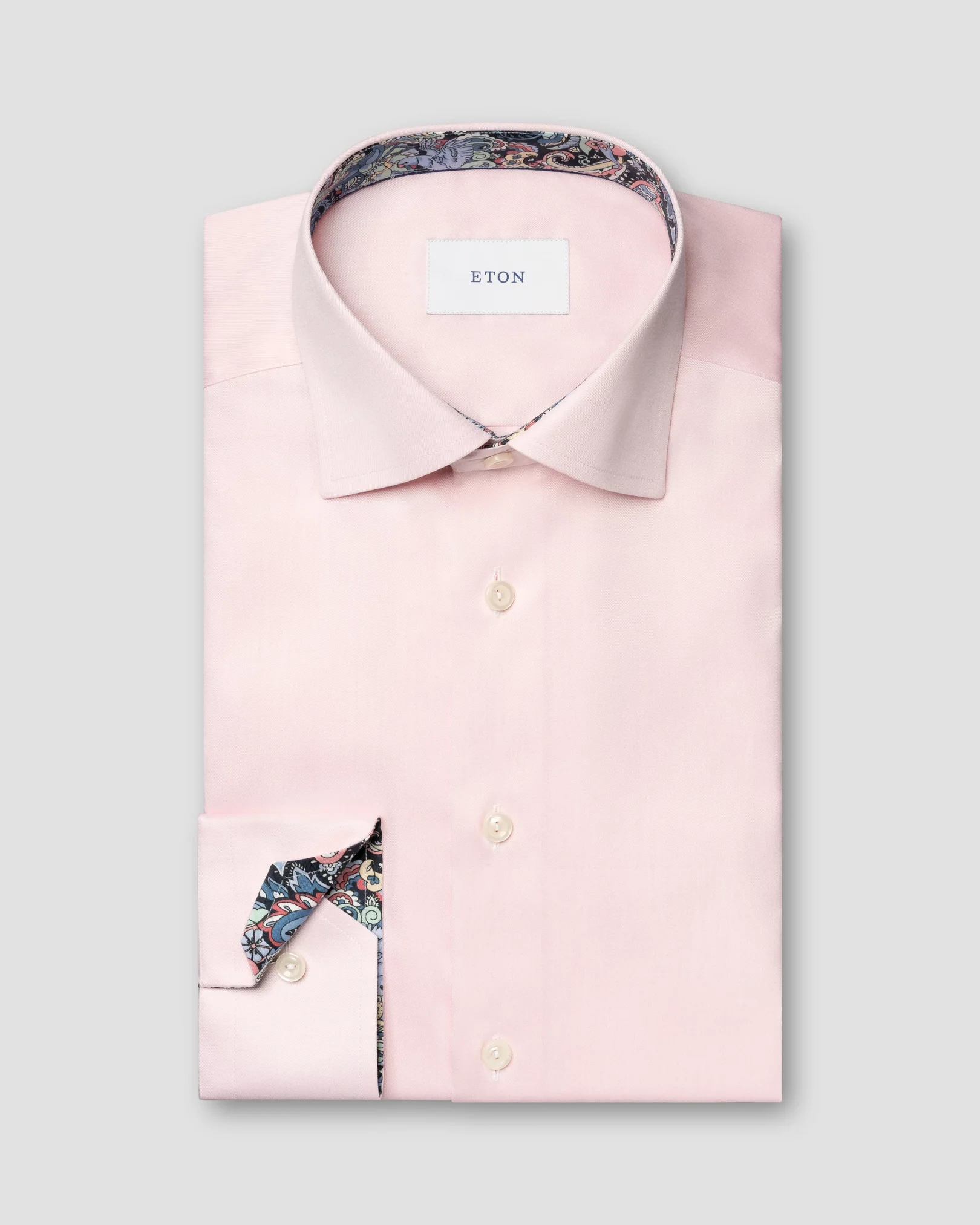 Eton - Signature Twill Hemd mit Paisley-Effekt