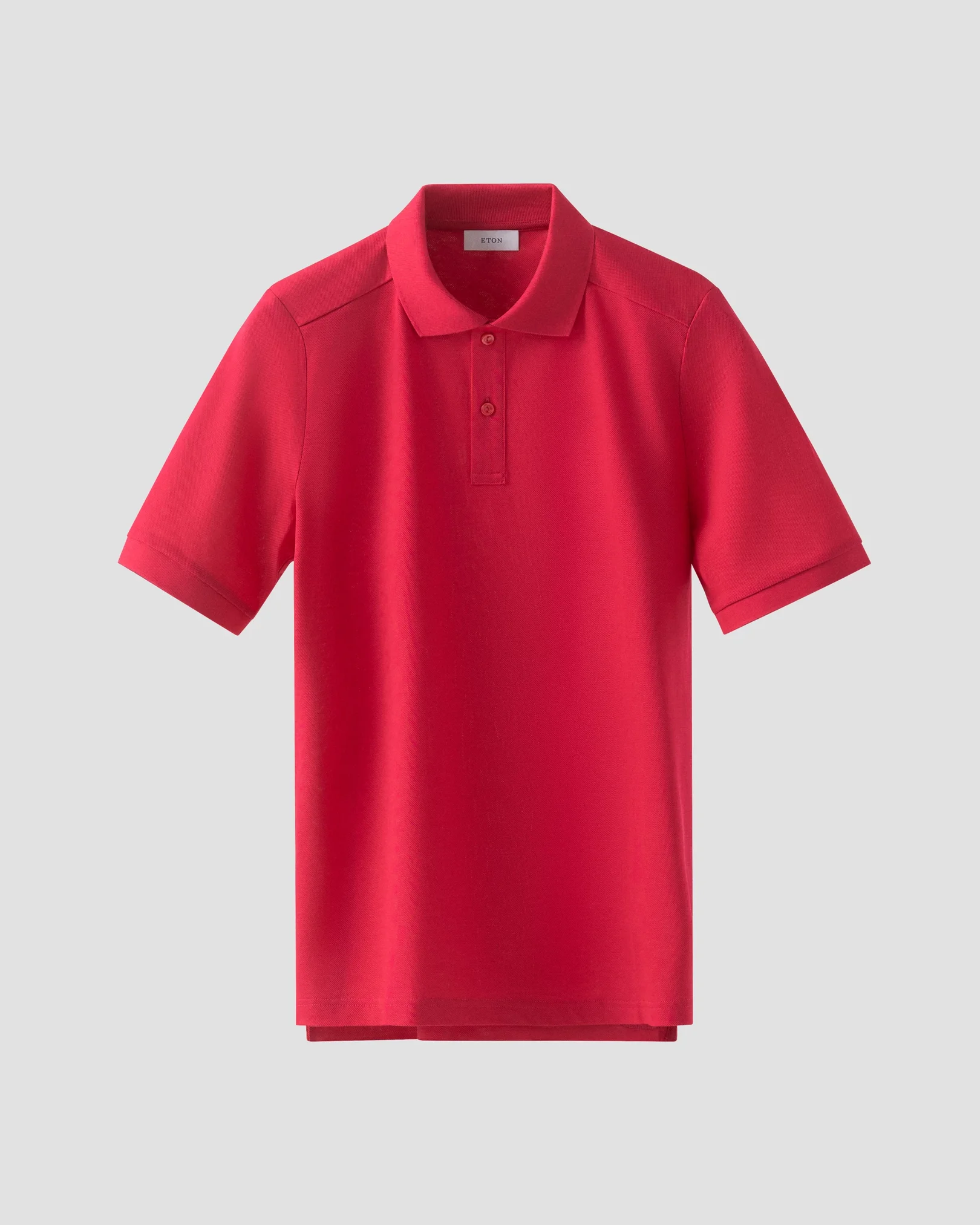 Eton - red filo di scozia solid pique