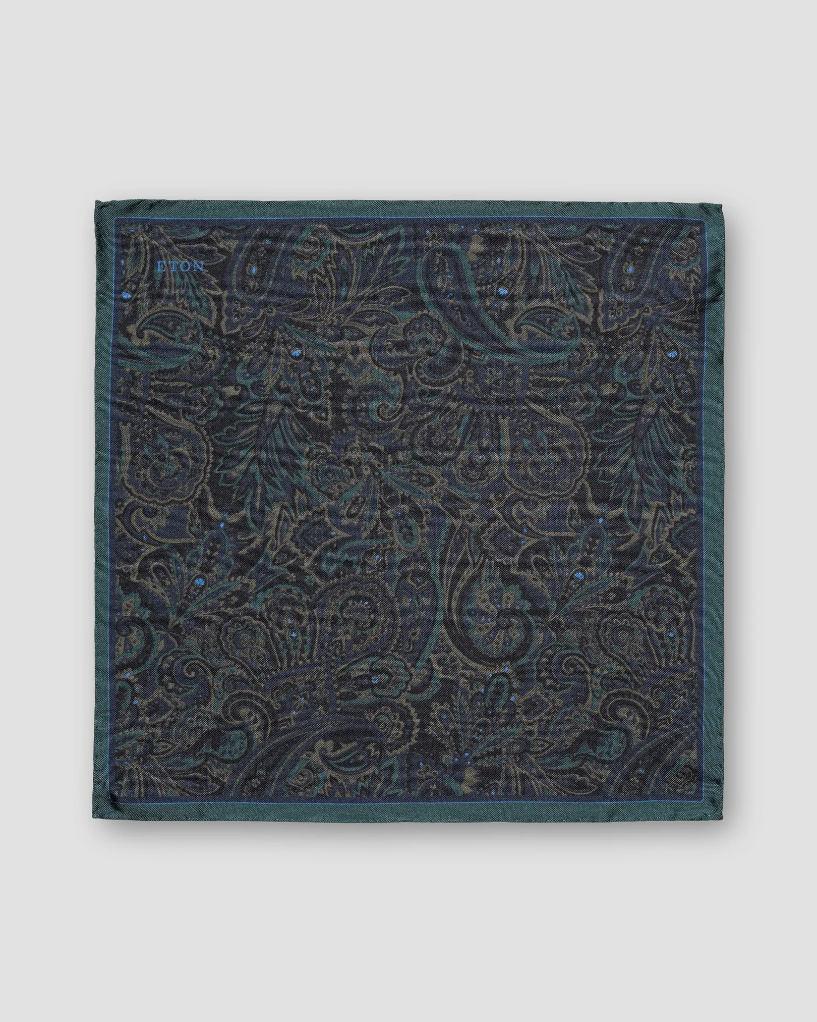 Eton - dark green accessories pocket squares