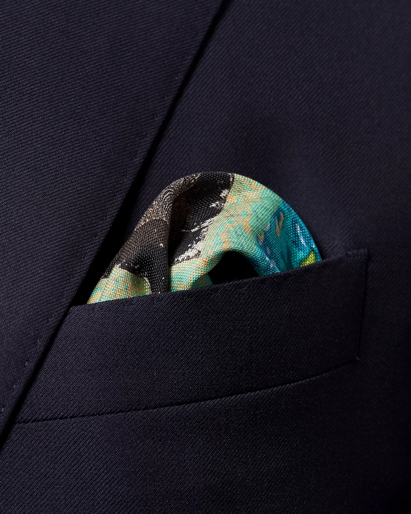 Eton - stamps pocket square