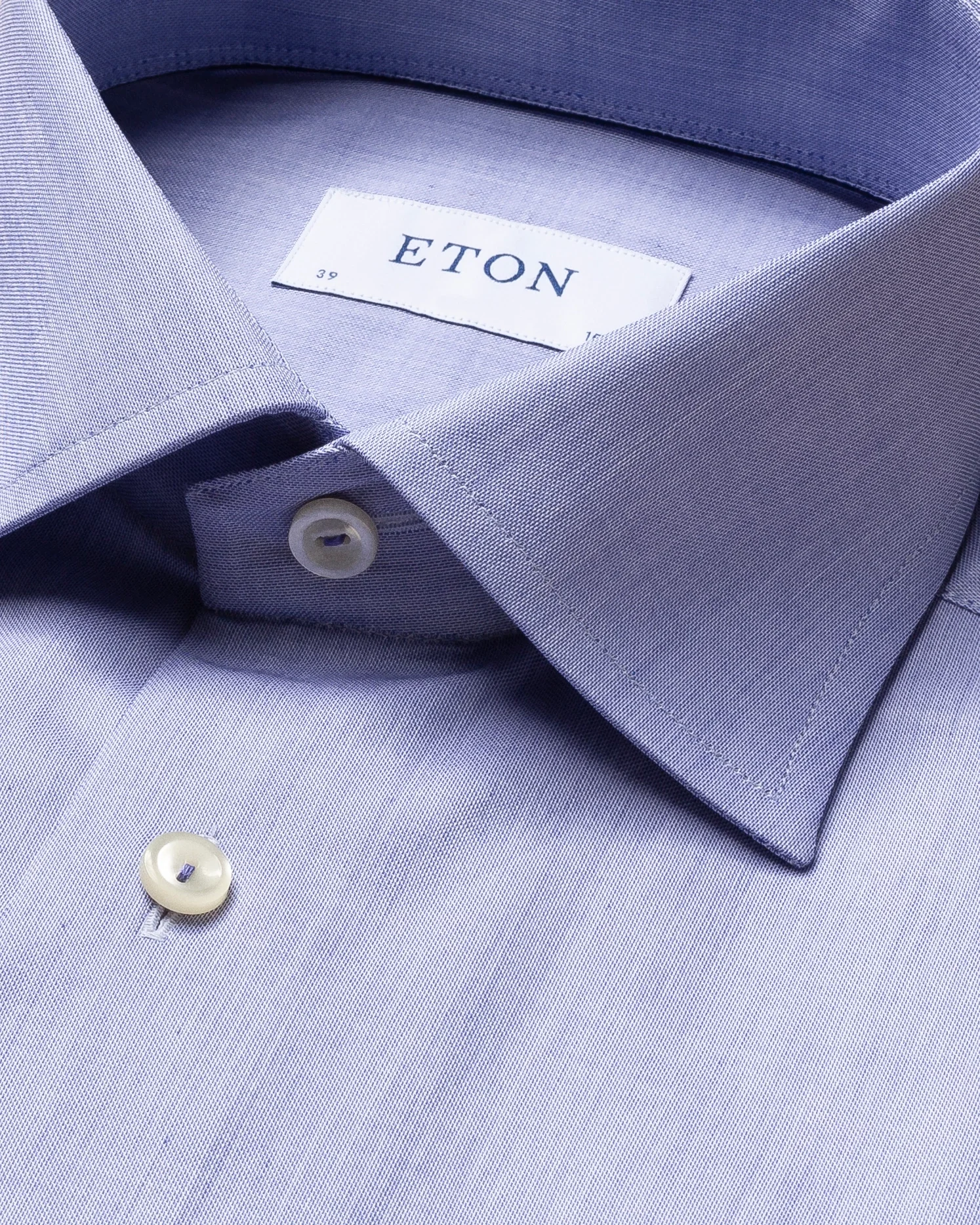 Eton - blue signature twill shirt