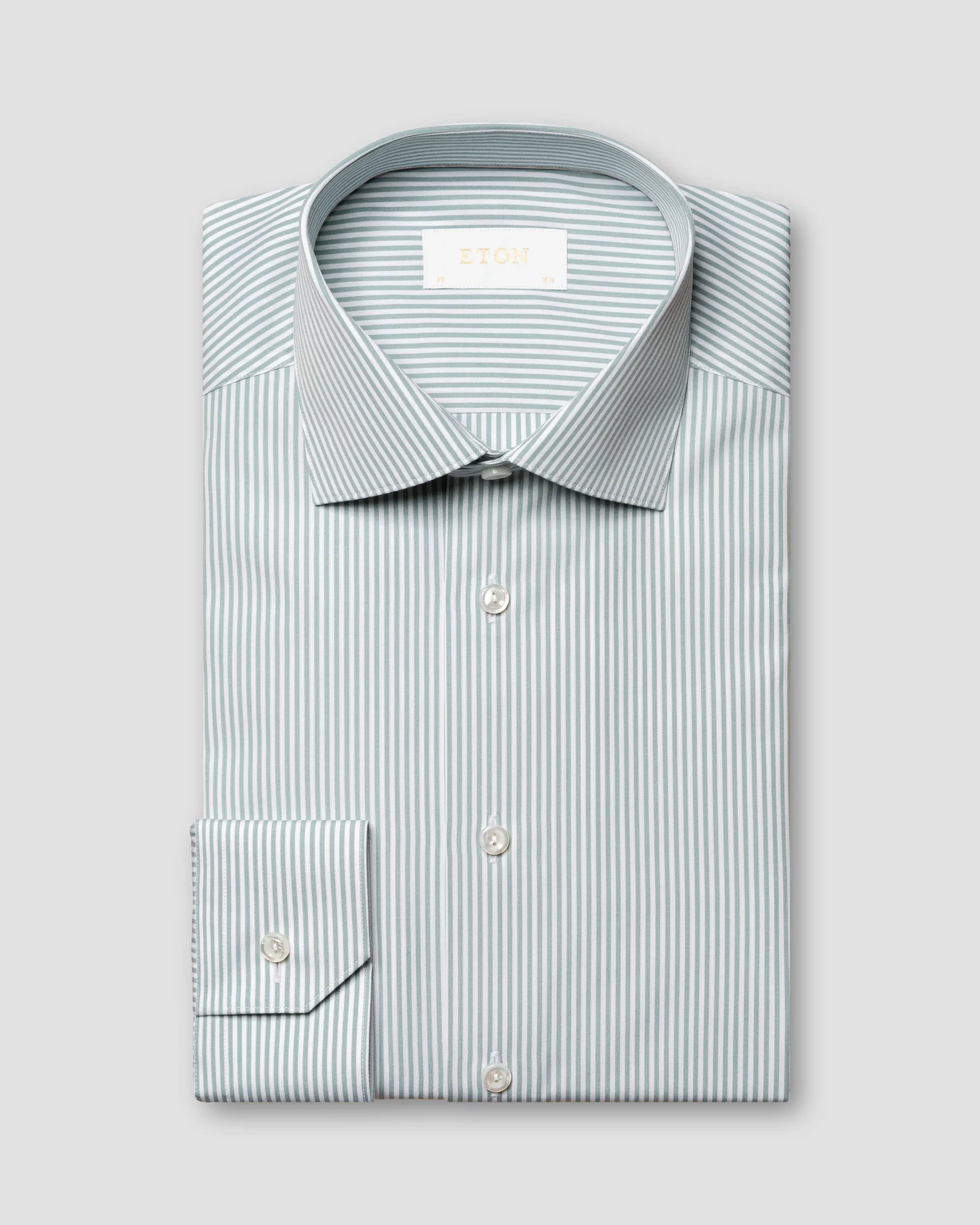 Eton - light green elevated poplin