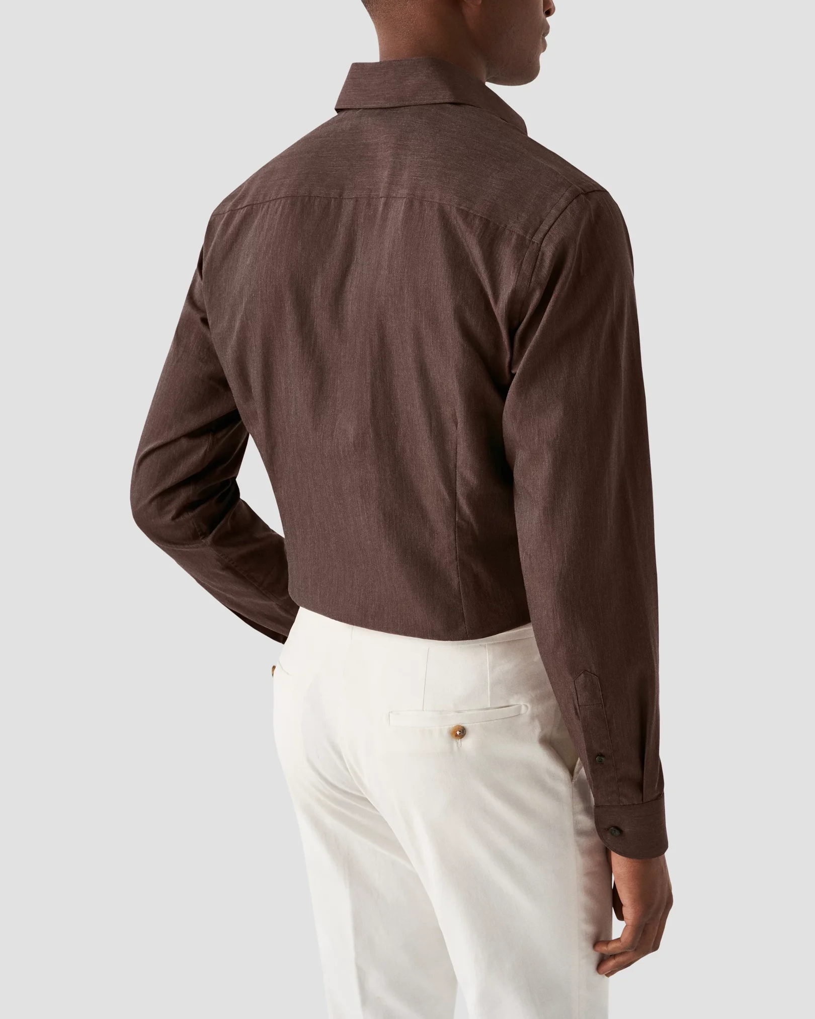 Eton - dark red flanell