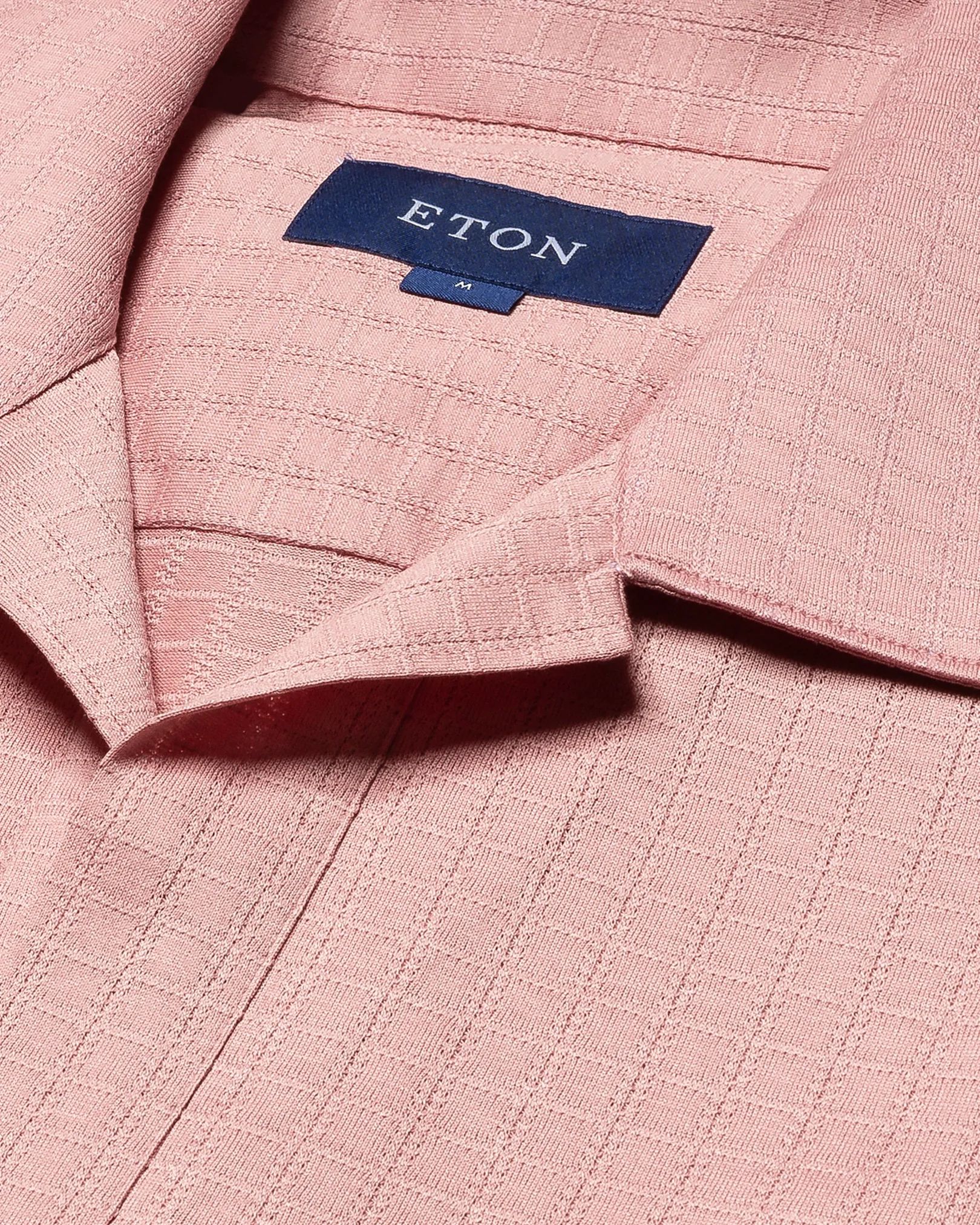 Eton - pink jacquard short sleeve