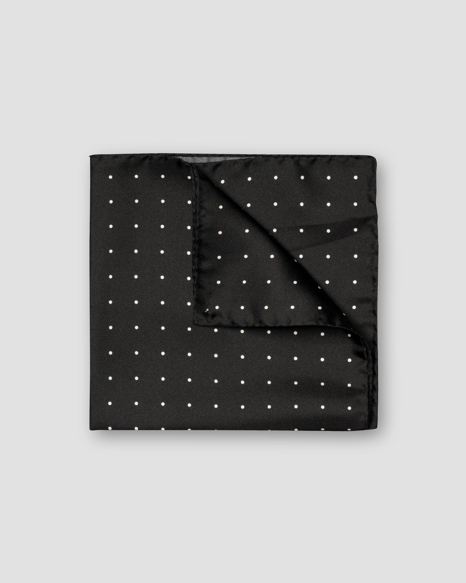 Eton - Black Silk Pocket Square