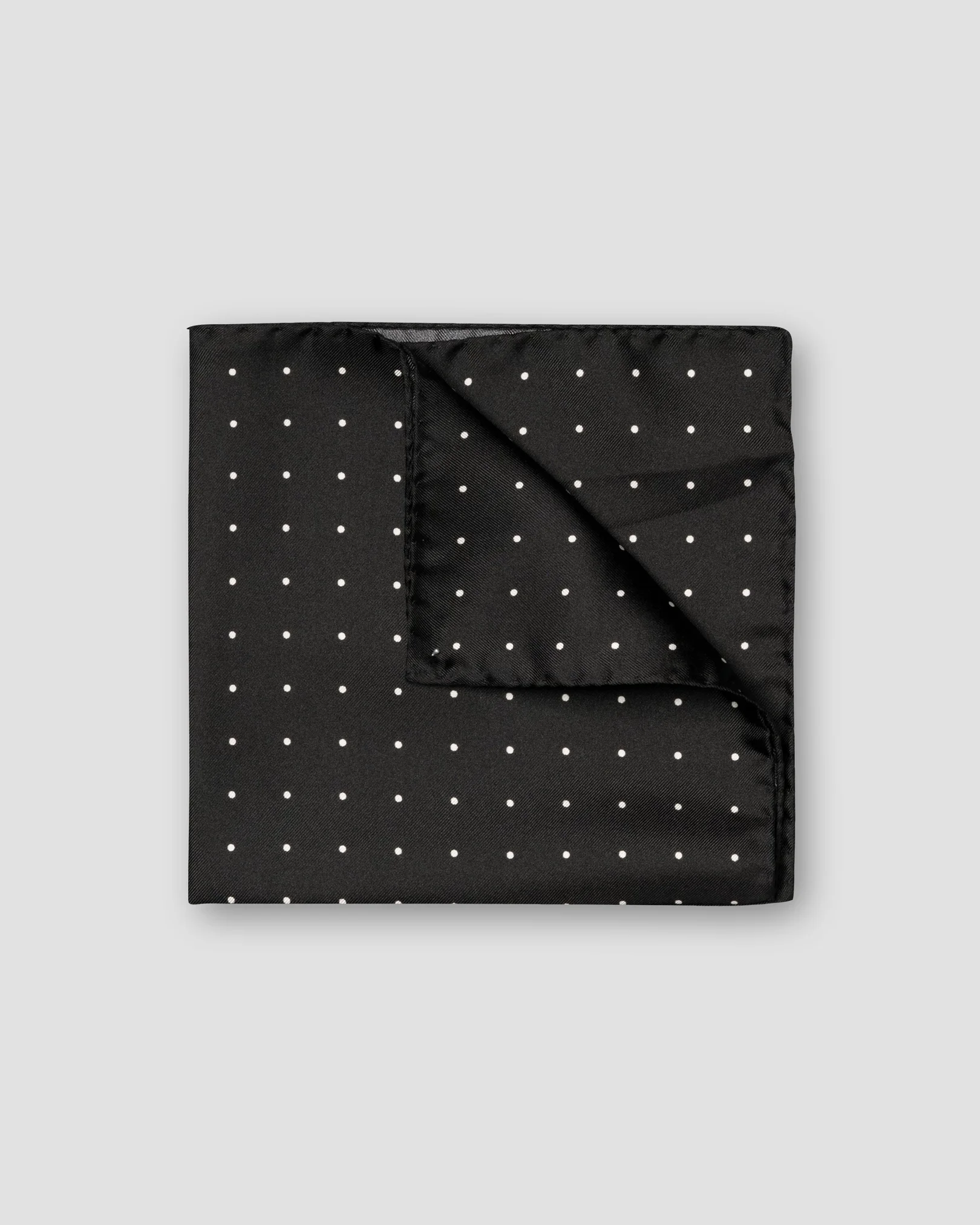 Eton - Black Silk Pocket Square