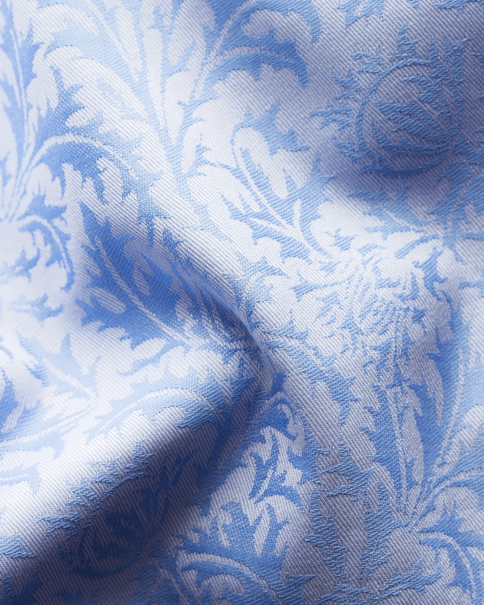 Eton - blue jacquard tuxedo shirt