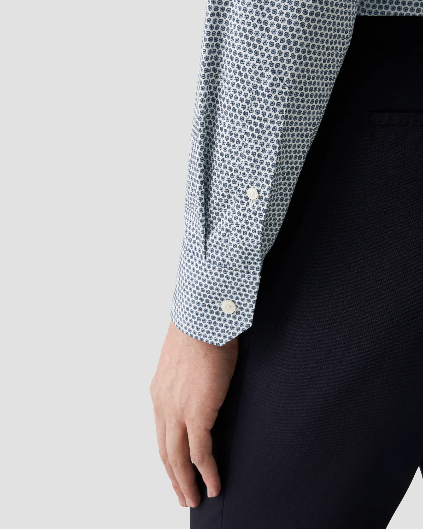 Eton - light blue dress twill shirt