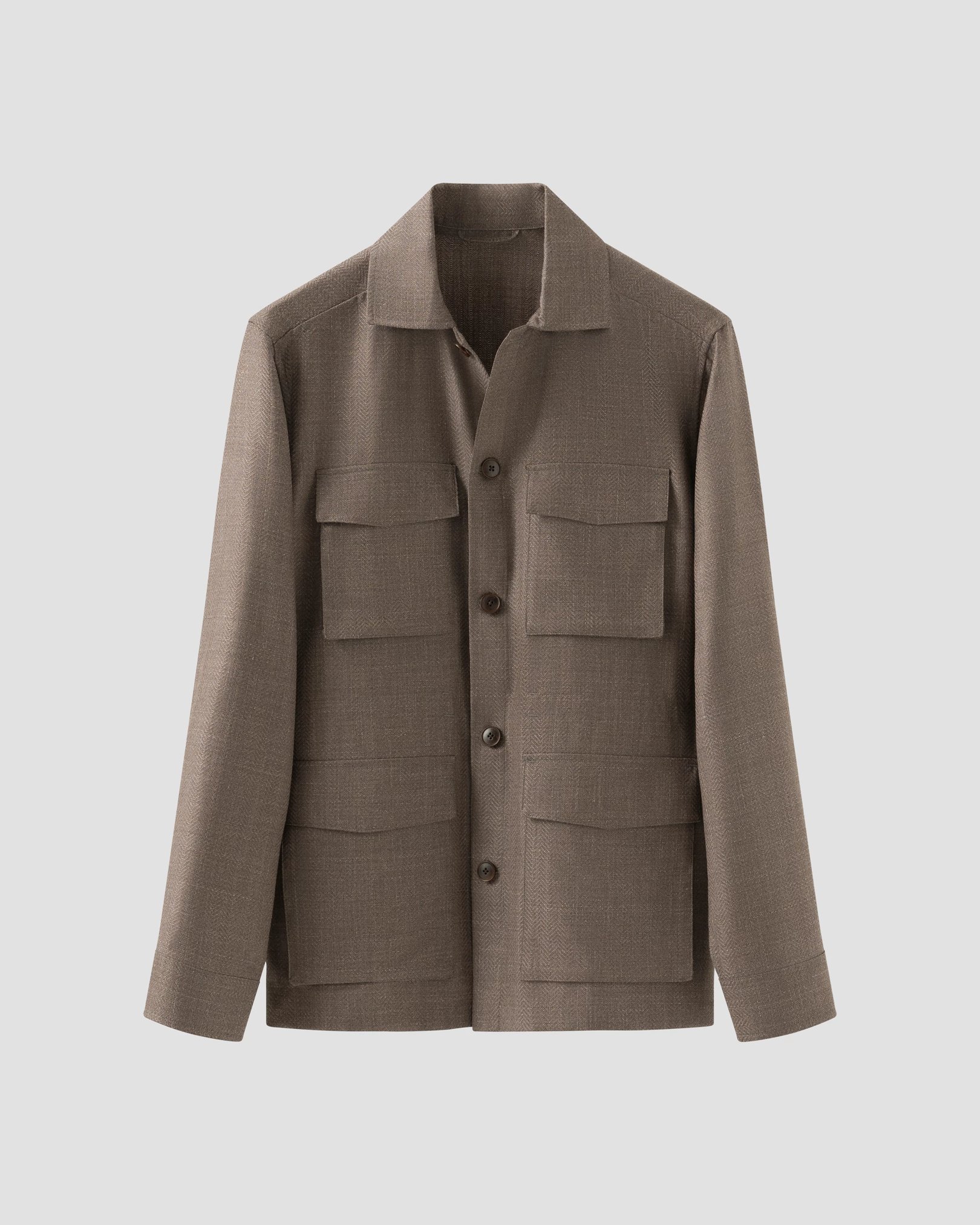 Eton - Herringbone Overshirt