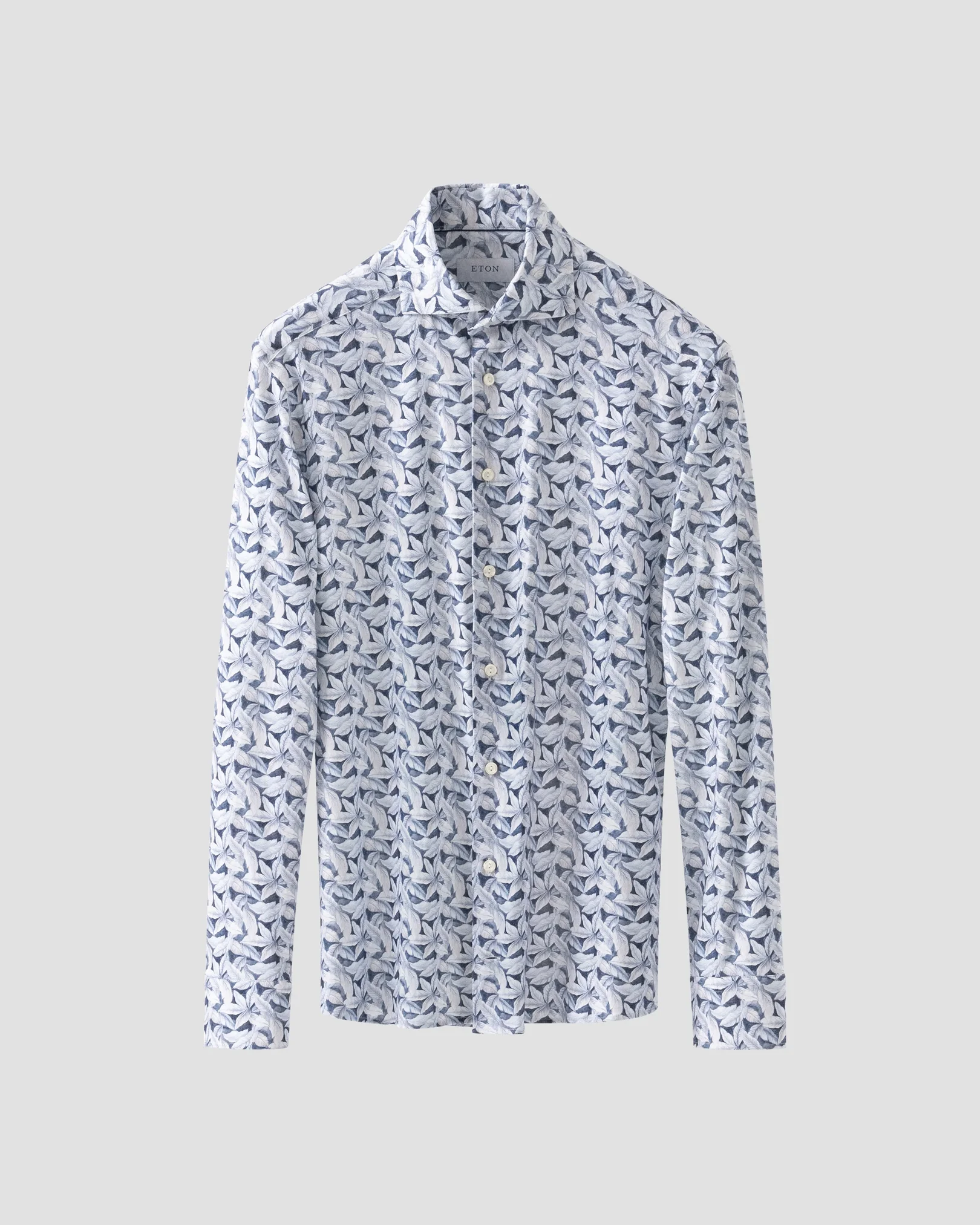 Eton - palmleaf printed four way strech
