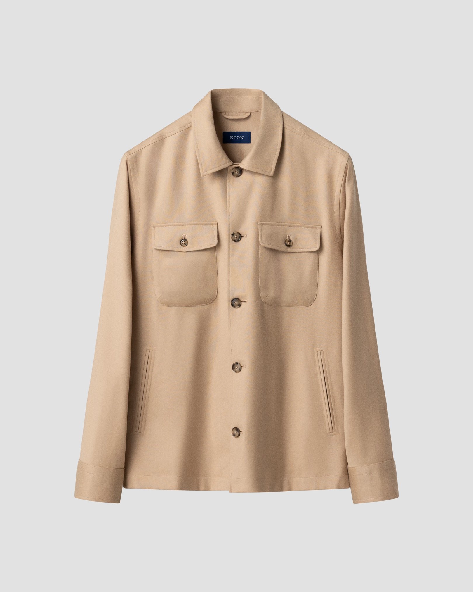 Eton - Wool Four Pocket Overshirt