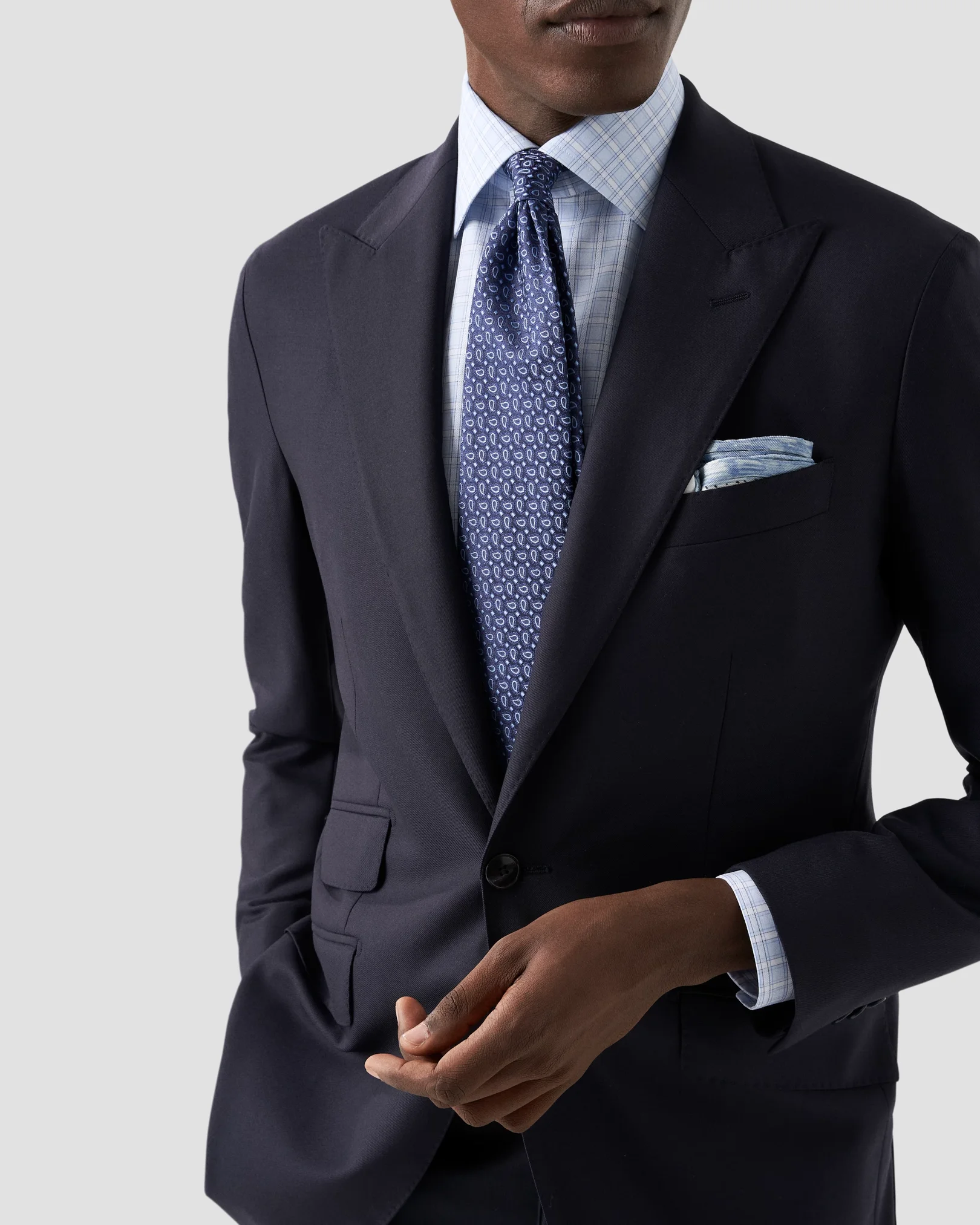 Eton - light blue timeless checked