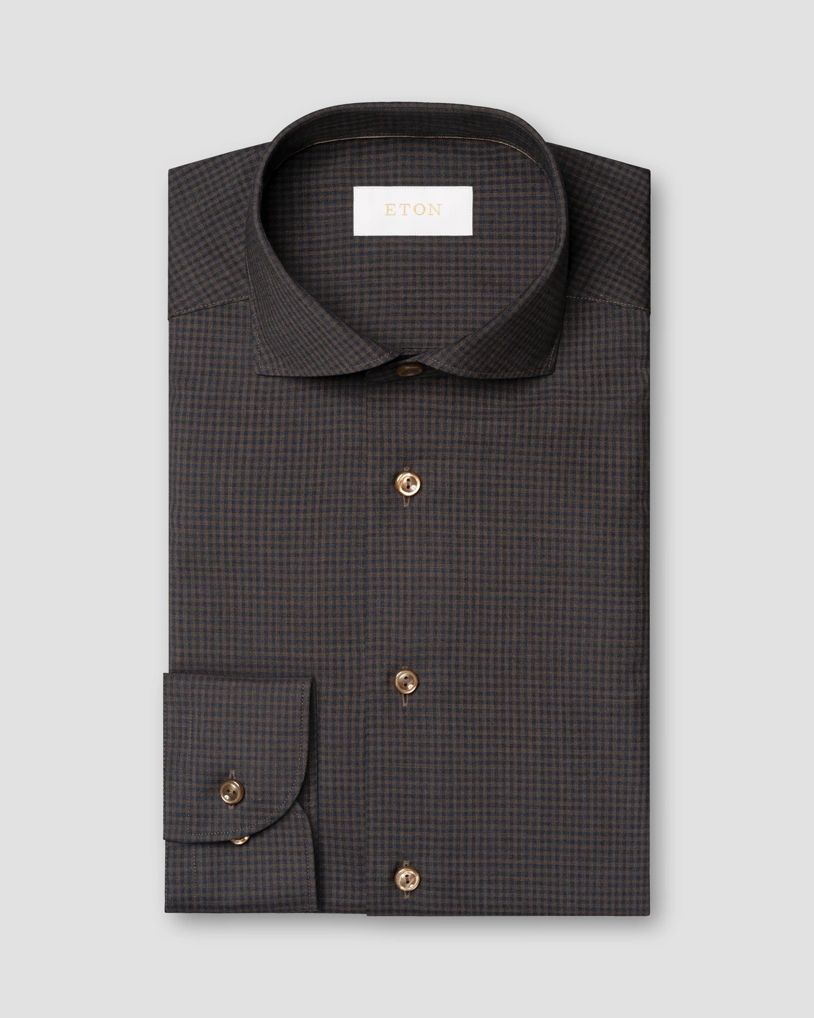 Eton - dark brown merino