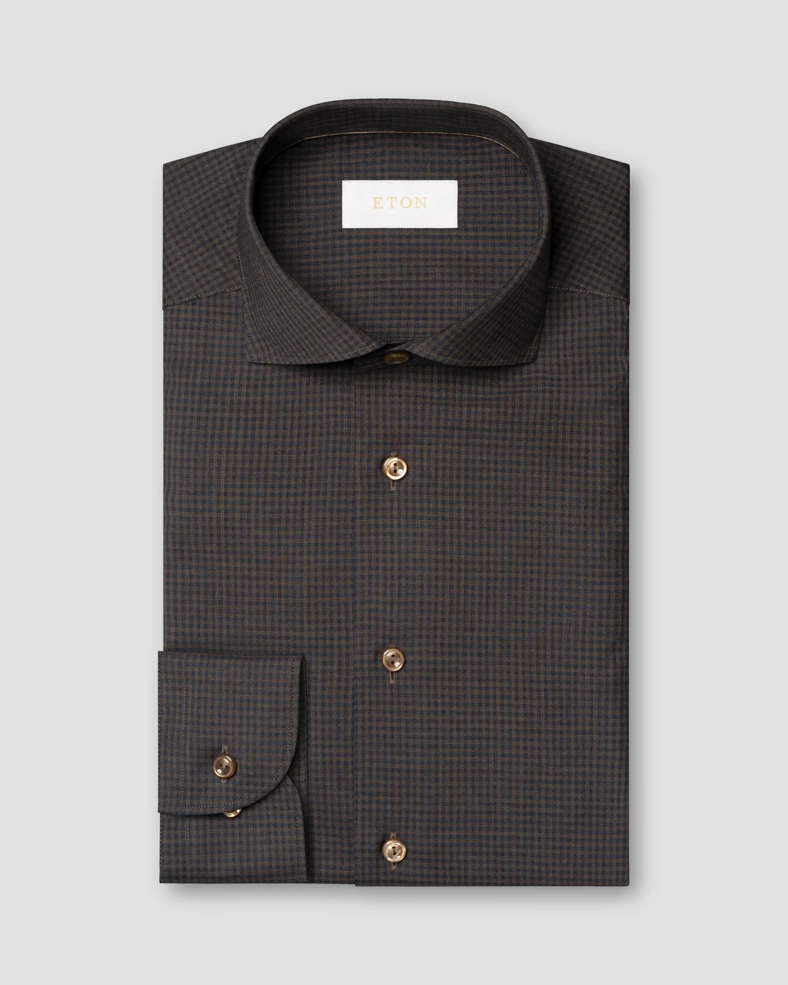 Eton - dark brown merino