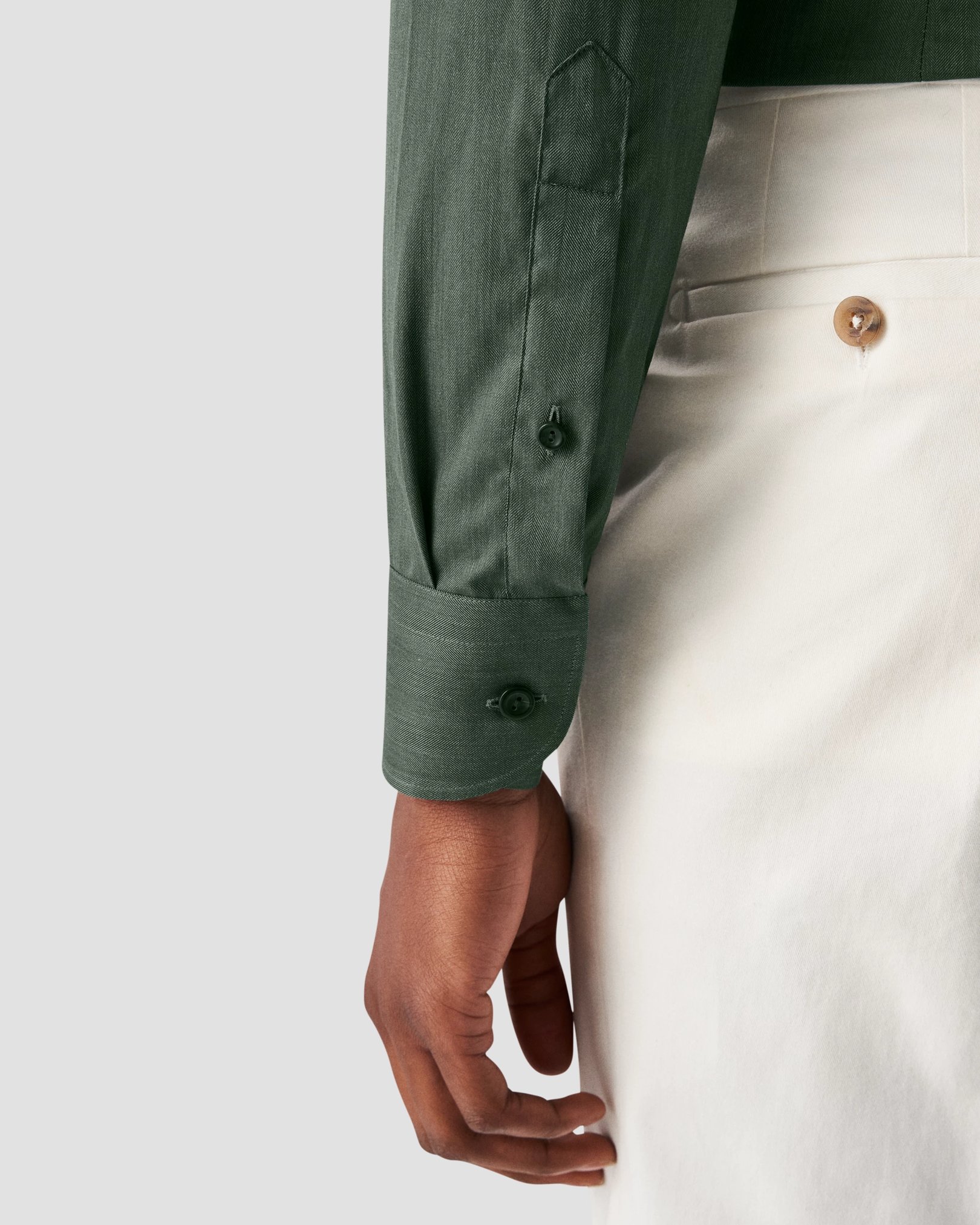 Eton - dark green flanell