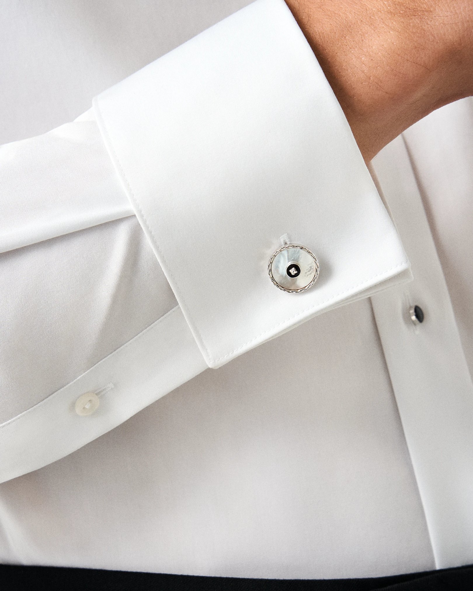 Eton - Mother of Pearl Cufflinks